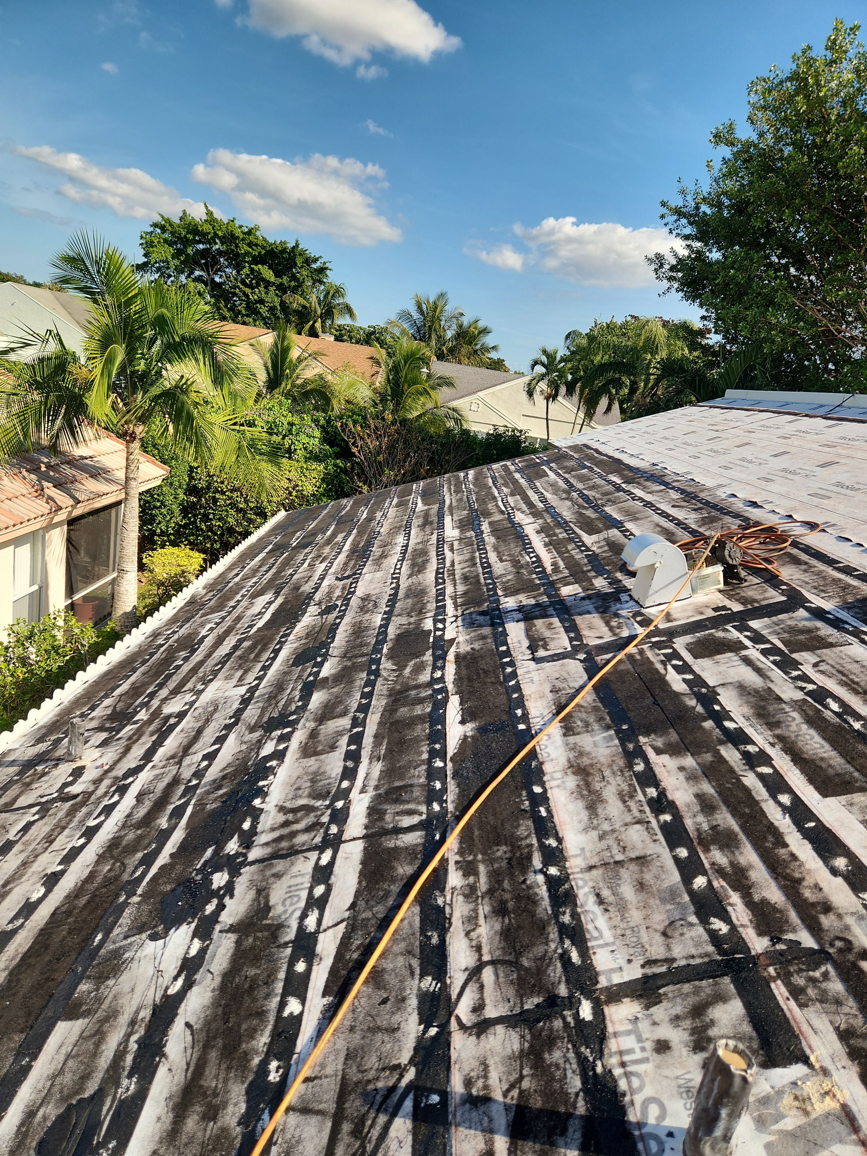 Concrete Tile Roof Replacement and Wood Decking Repair in Boca Raton by Aastro Roofing