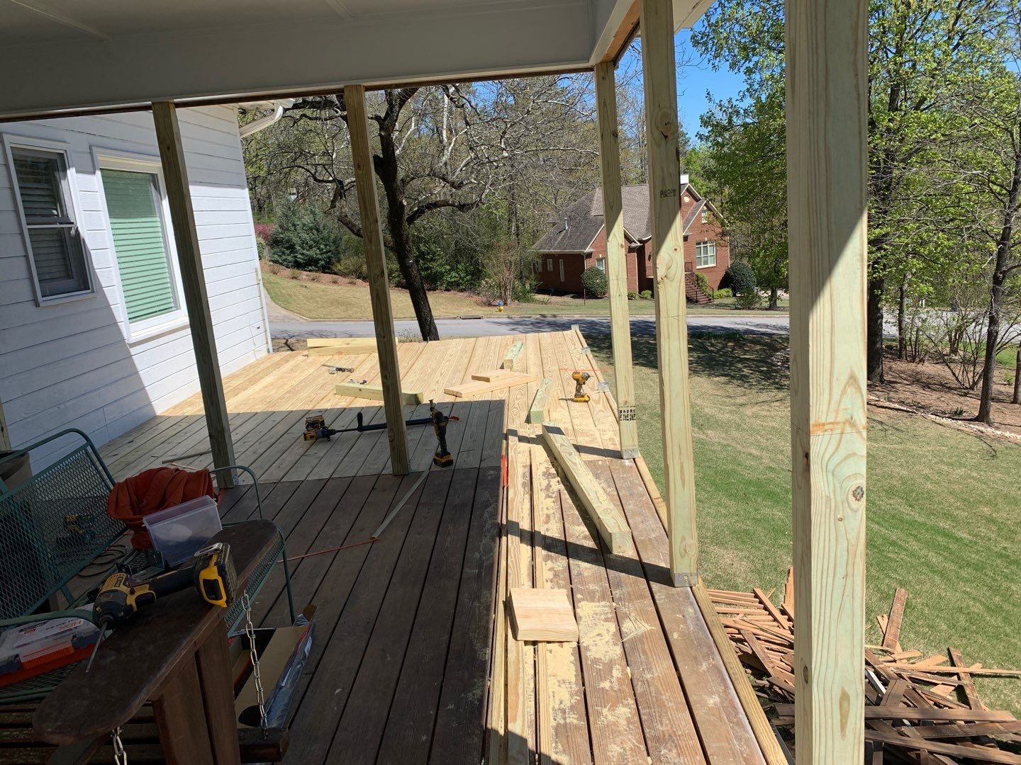 Shades Pointe Lane - Deck Installation  by Pillar and Pine