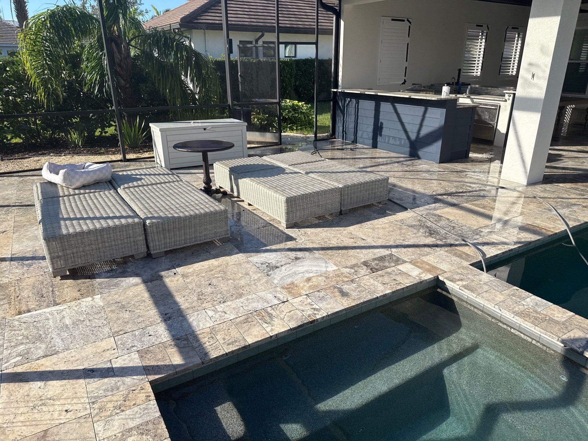 Driveway and Pool Deck Cleaning in Bradenton, FL | Winding River Community by Sunshine AquaWash