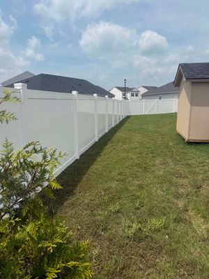 Vinyl Privacy Fence Installation for Greenville Residence