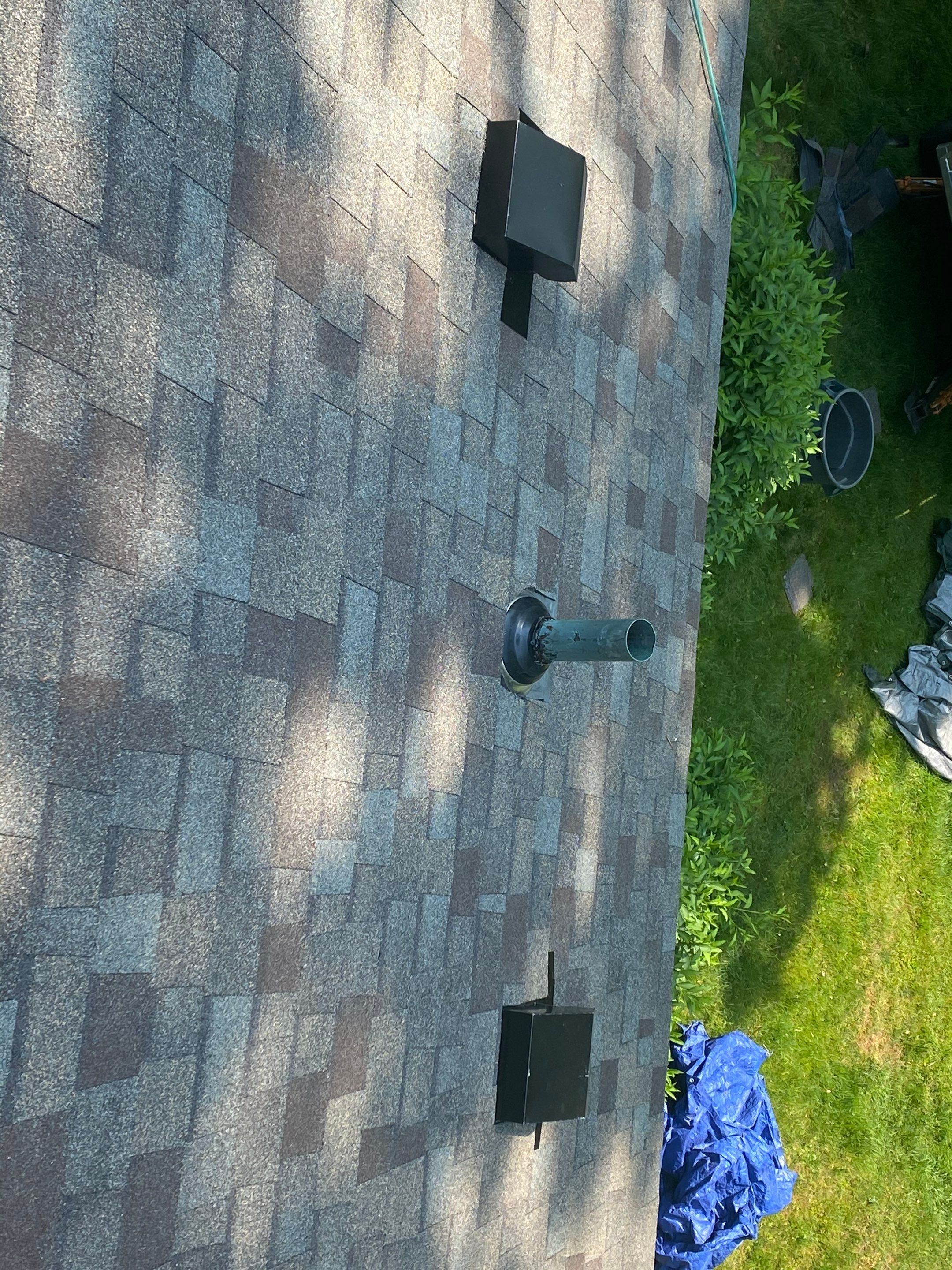 Commercial Roofing Installation using Owens Corning Duration Driftwood by A Plus Exterior