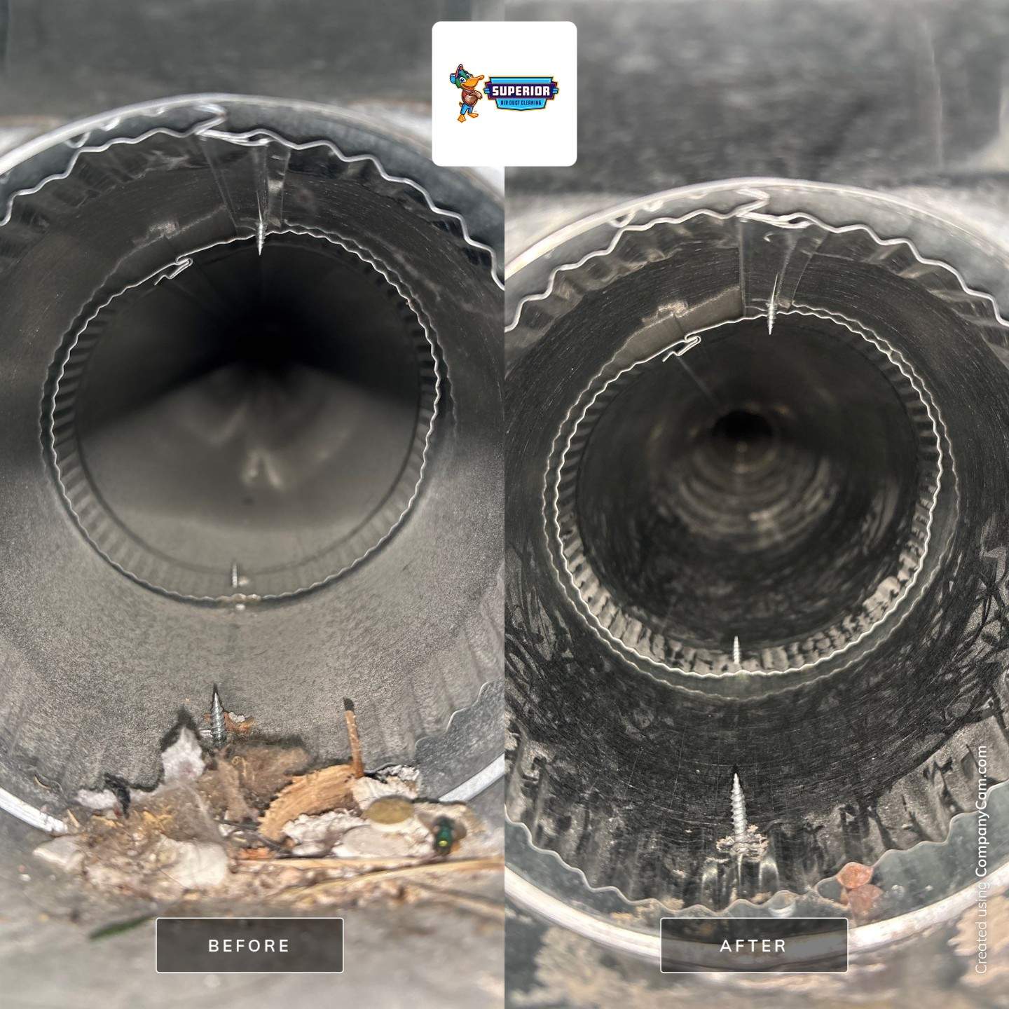 Air Duct Cleaning With a Vacuum Truck in Canfield, OH by Superior Air Duct Cleaning