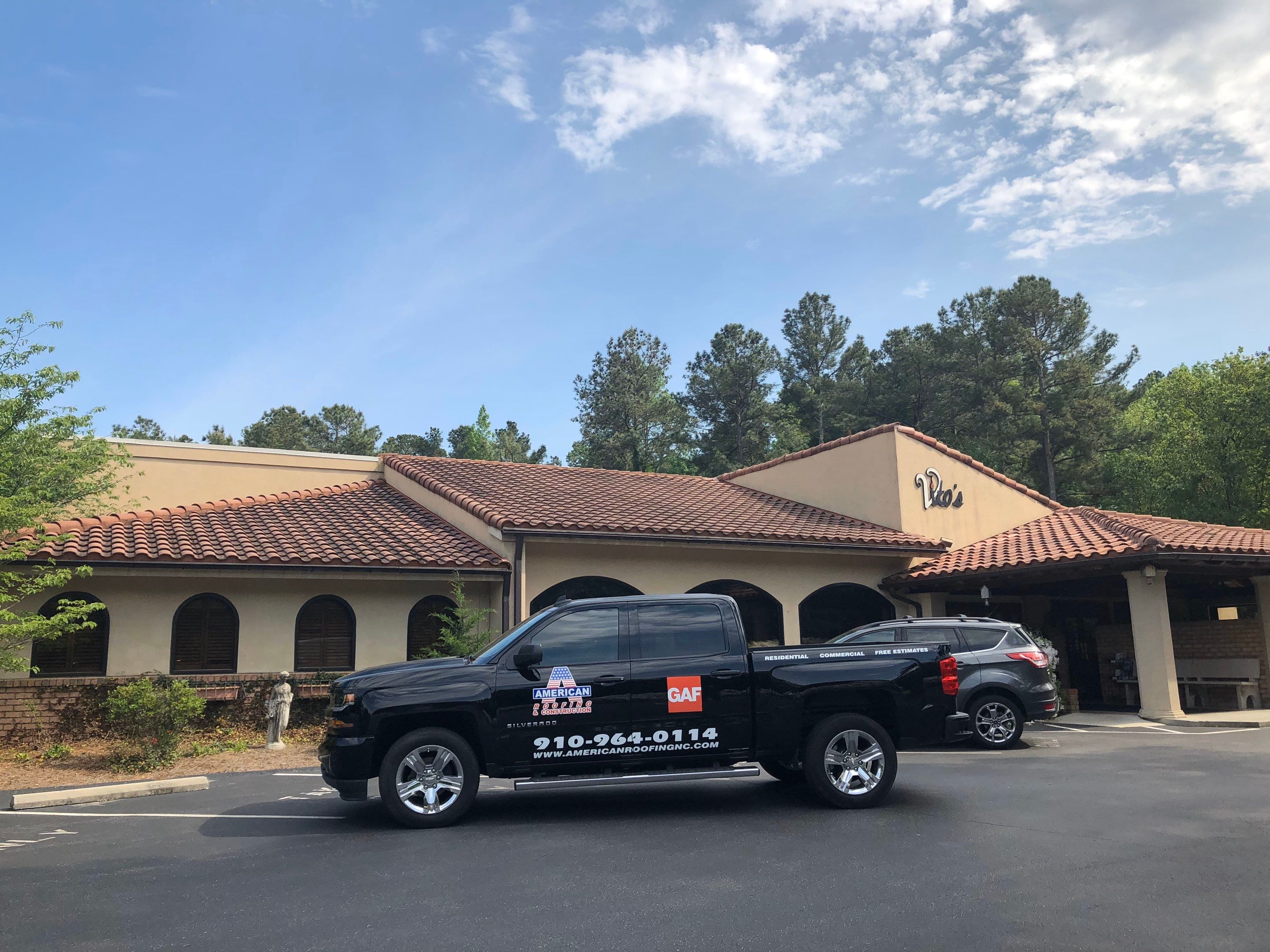 Vito Restaurant - Porch Repair by American Roofing NC