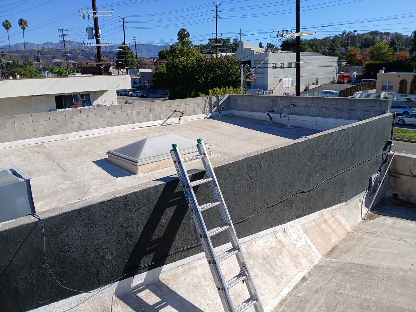 Commercial Silicone Coating Project in LA by Hull Brothers Roofing
