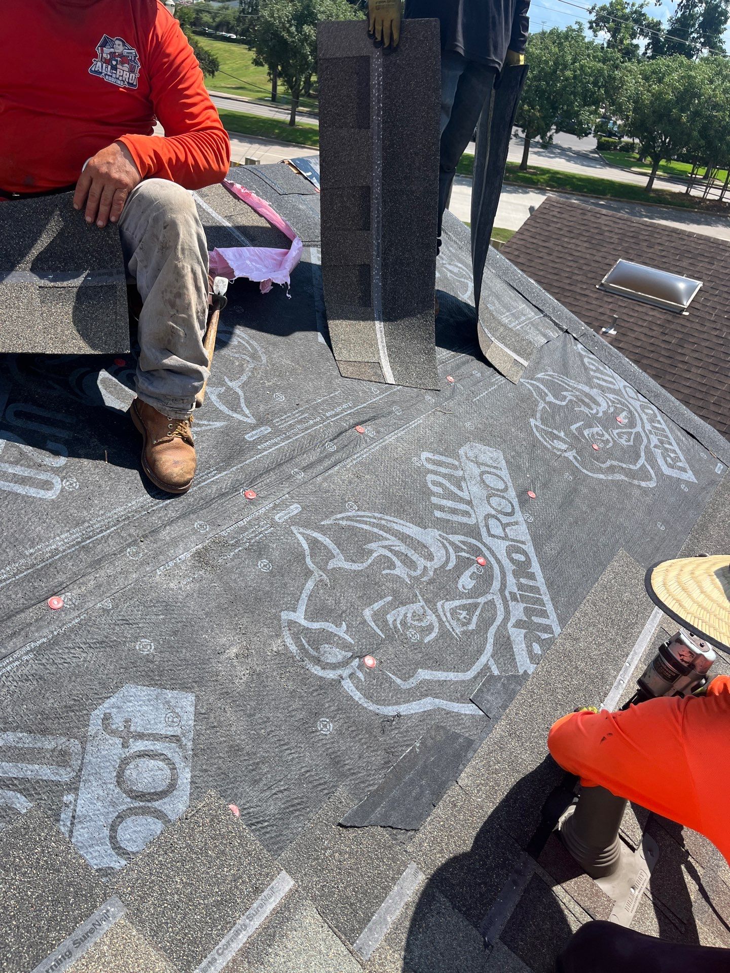 Residential Roofing Installation using Owen's Corning Duration (Lifetime) Shingles by Roof Repair Company