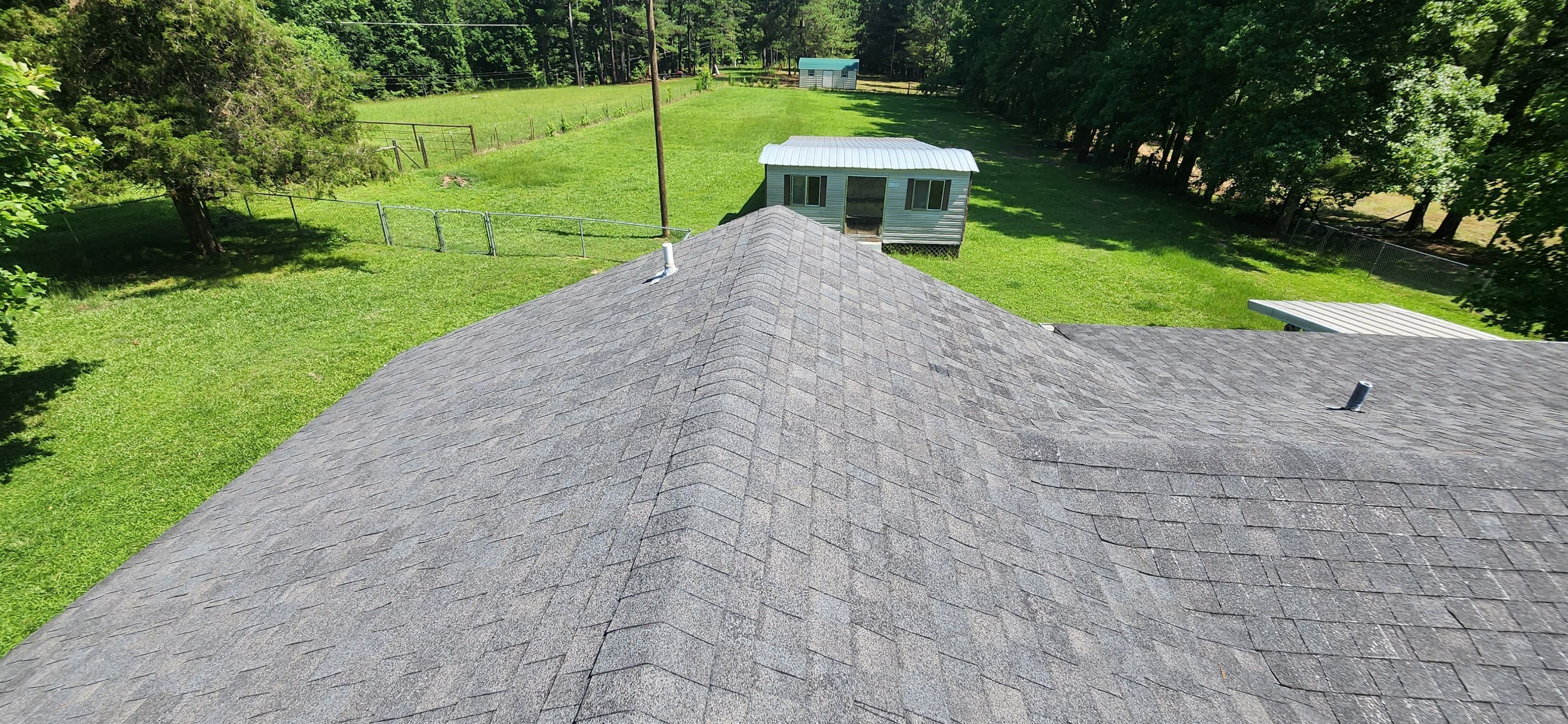 Residential Shingle Reroof using CertainTeed XT25: Moire Black by Hostetler Roofing