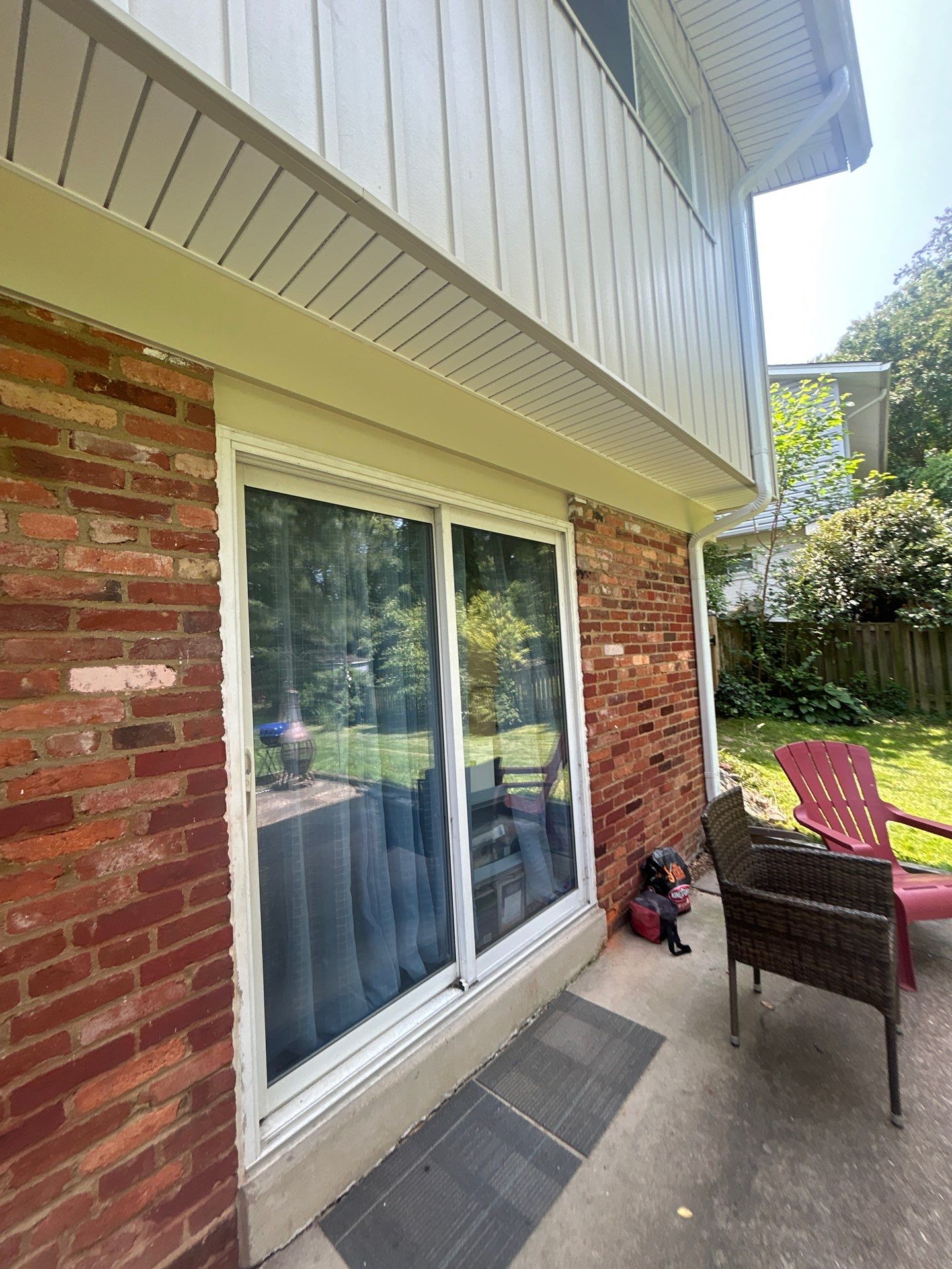 Fairfax: Residential Siding Replacement with CertainTeed 8" Board and Batten Siding in Desert Tan by RM Banning, Inc.