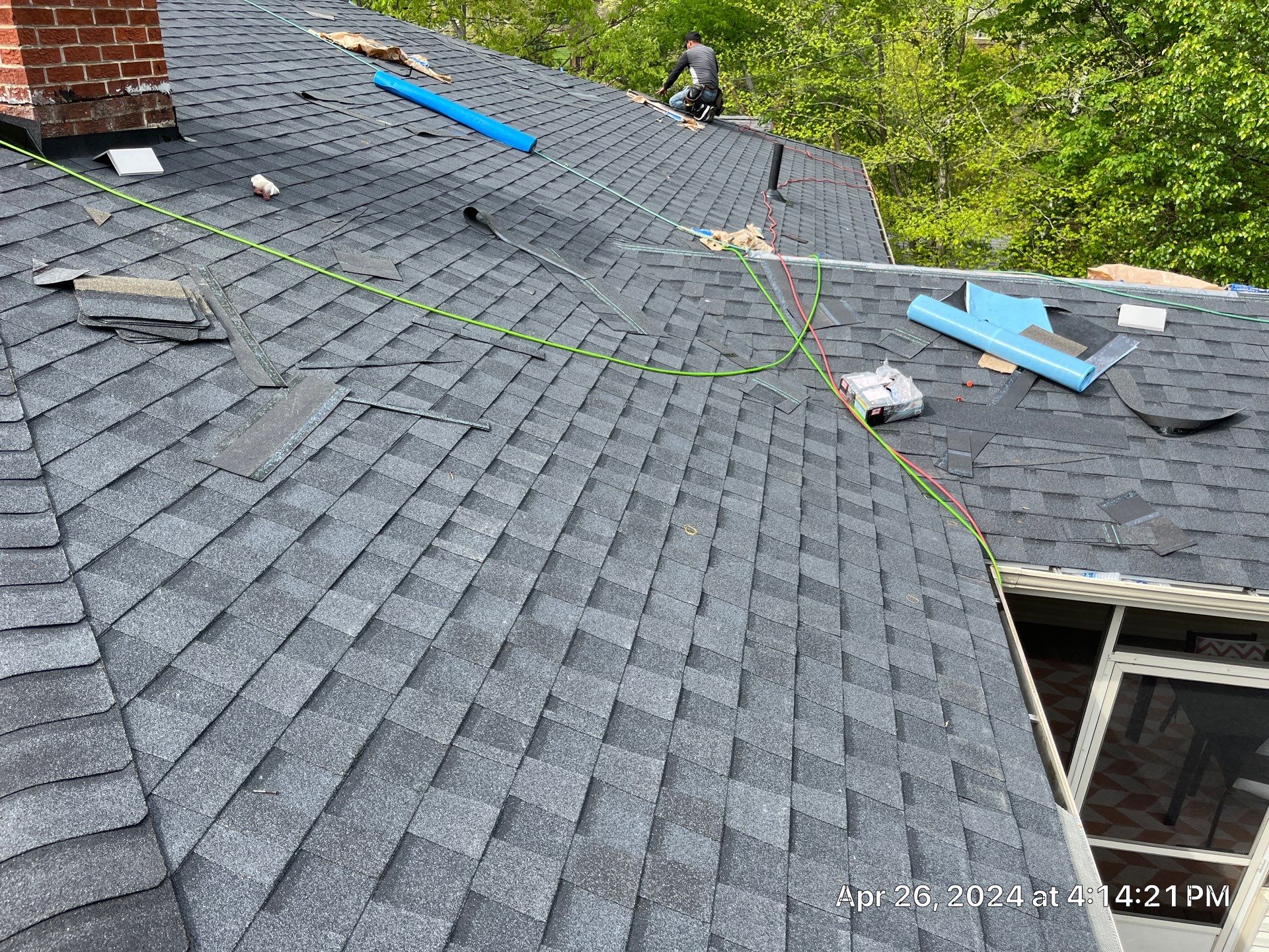 Residential Roofing Installation using Certainteed Landmark Pro Shingles by Fahey Roofing + Contracting