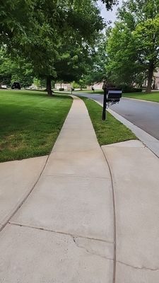 concrete Clean using cleaner