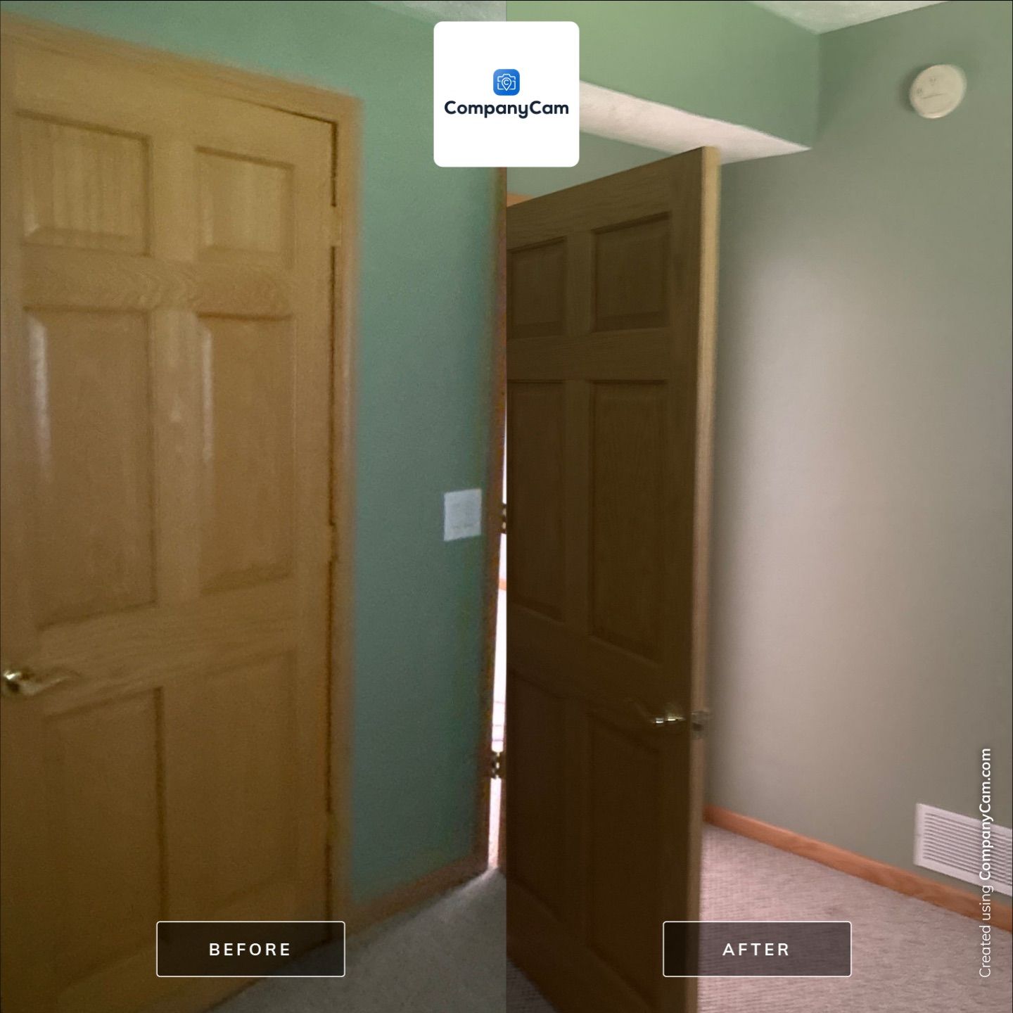 new install by CompanyCam Sales Demo