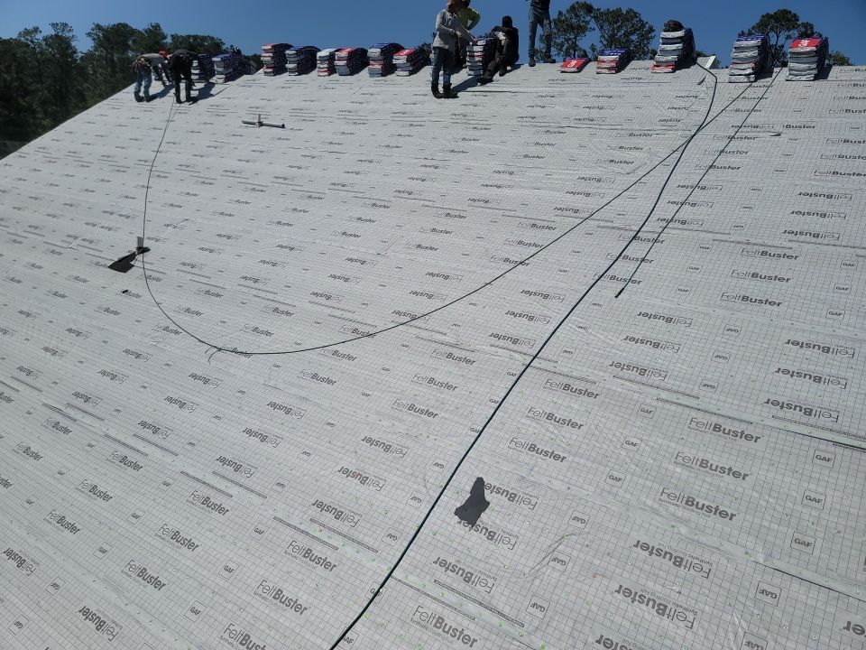 Residential Roofing Installation using Roof Replacement by American Roofing & Construction LLC