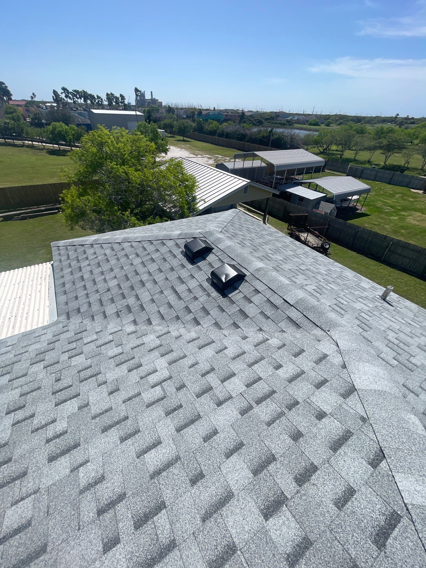 Residential Roofing Installation using IKO Cambridge Dual Gray by Lighthouse Roofing