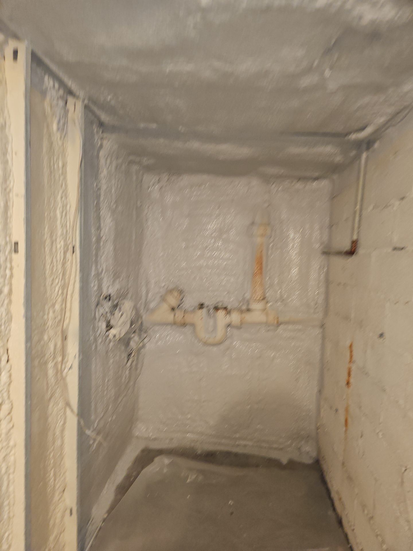 Basement Exterior Walls using Closed Cell Spray Foam by NYS Foam & Energy