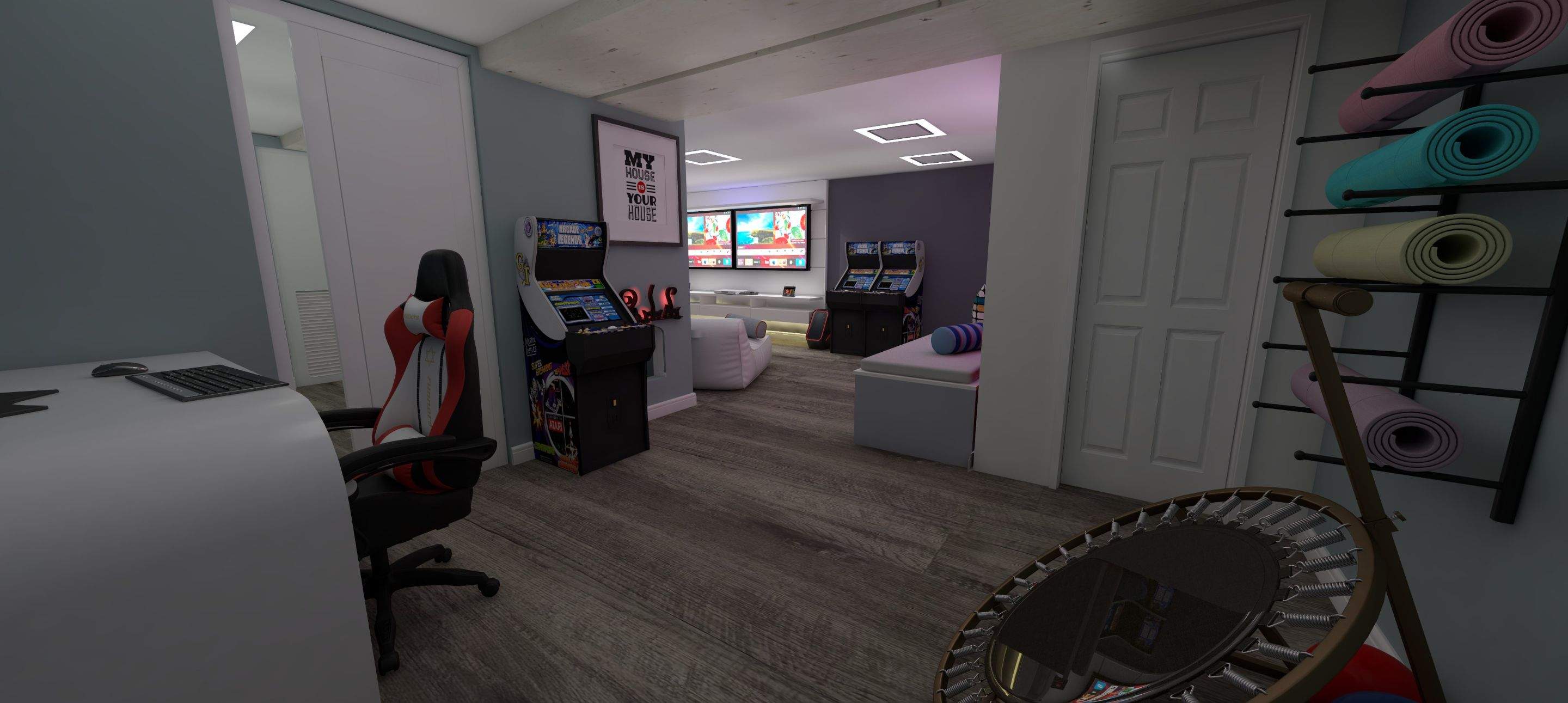 Basement Remodel  by Home Concepts Construction