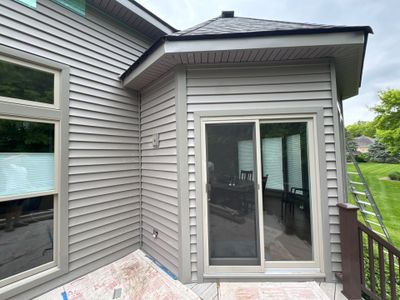 Siding Replacement using Alside Storm Grey