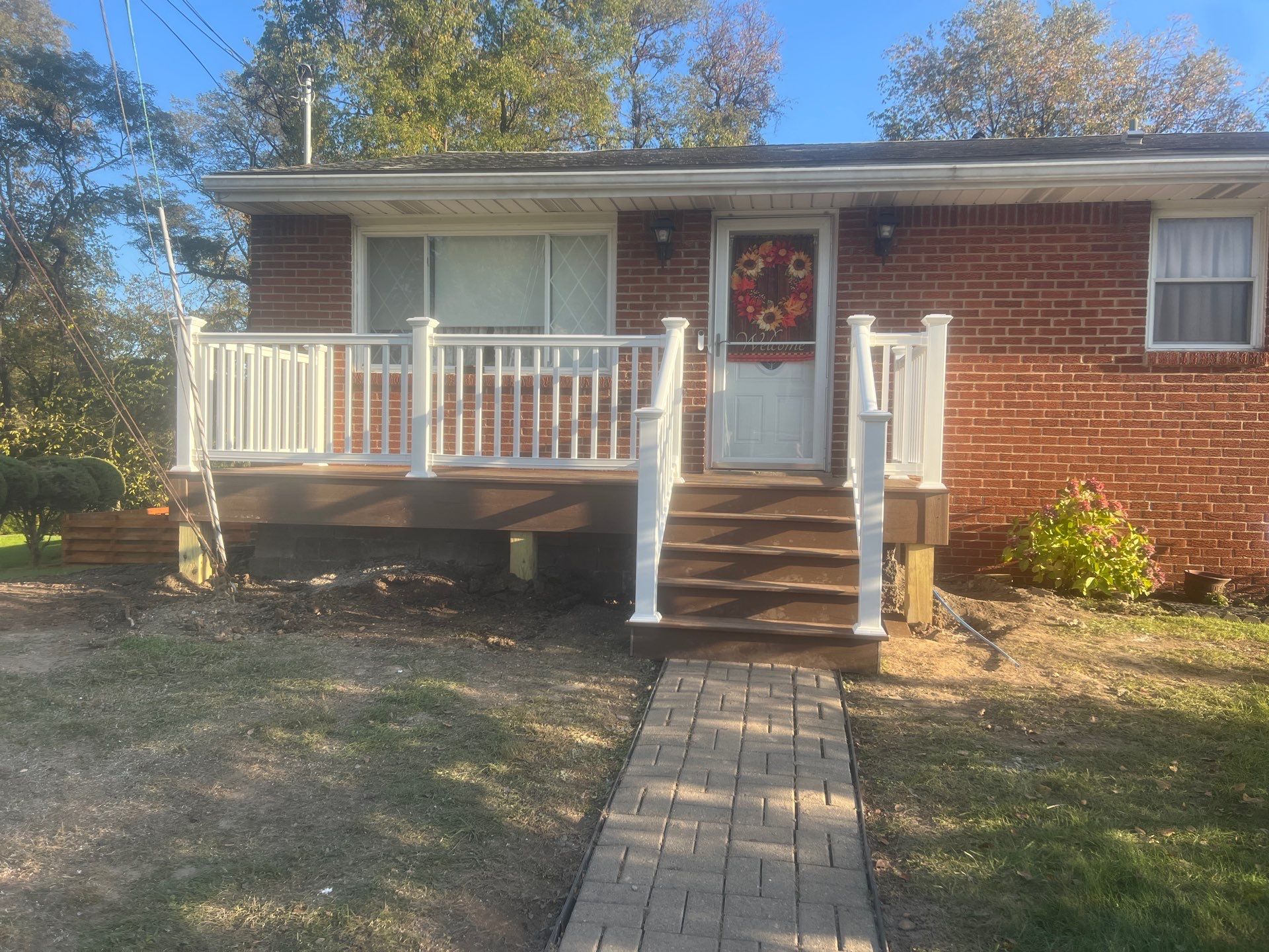 Deck and roof replacement  by Cousins Roofing Siding & Decks