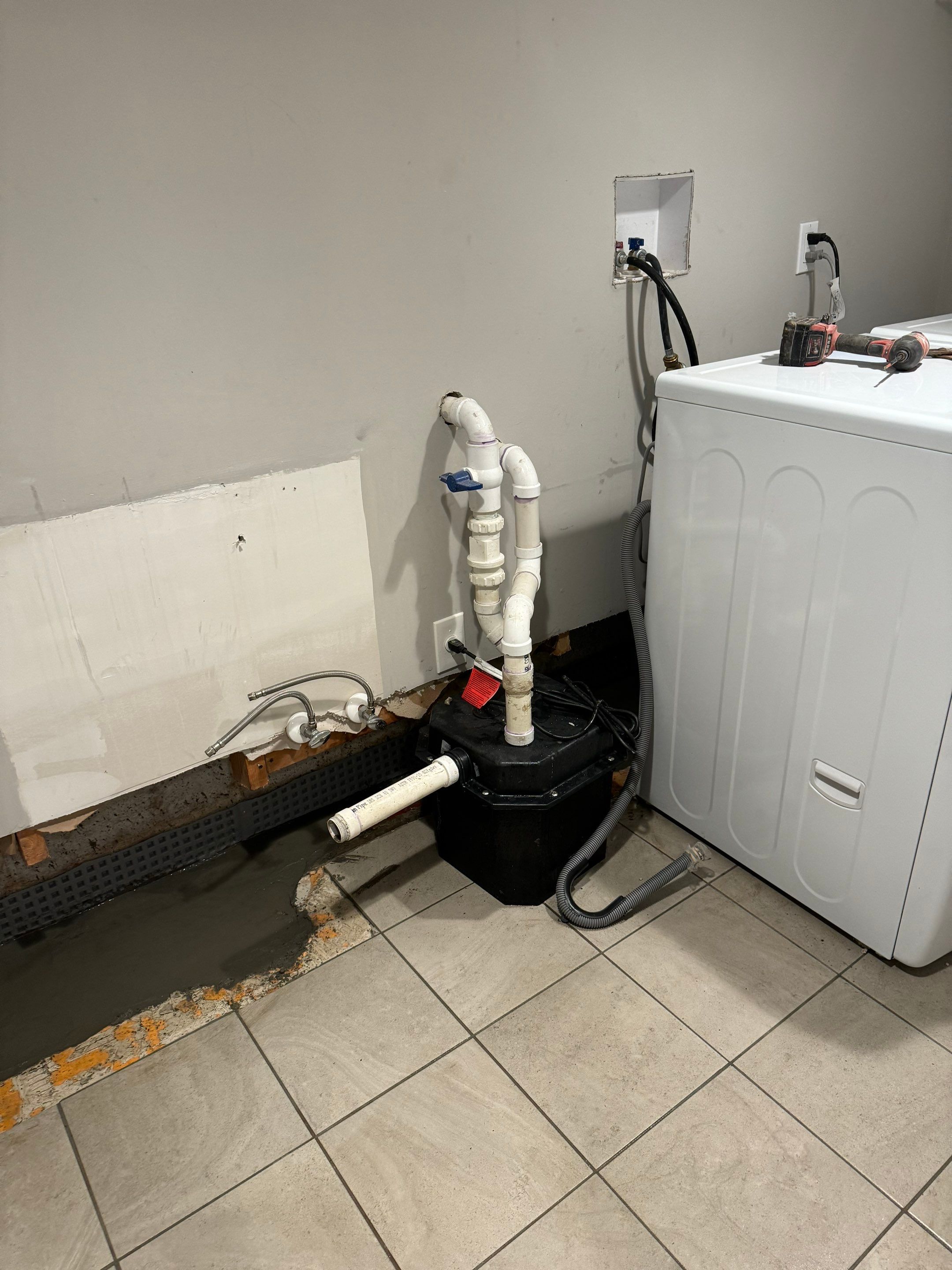 Interior French Drain Livingston NJ by Pure Service Pro, LLC 