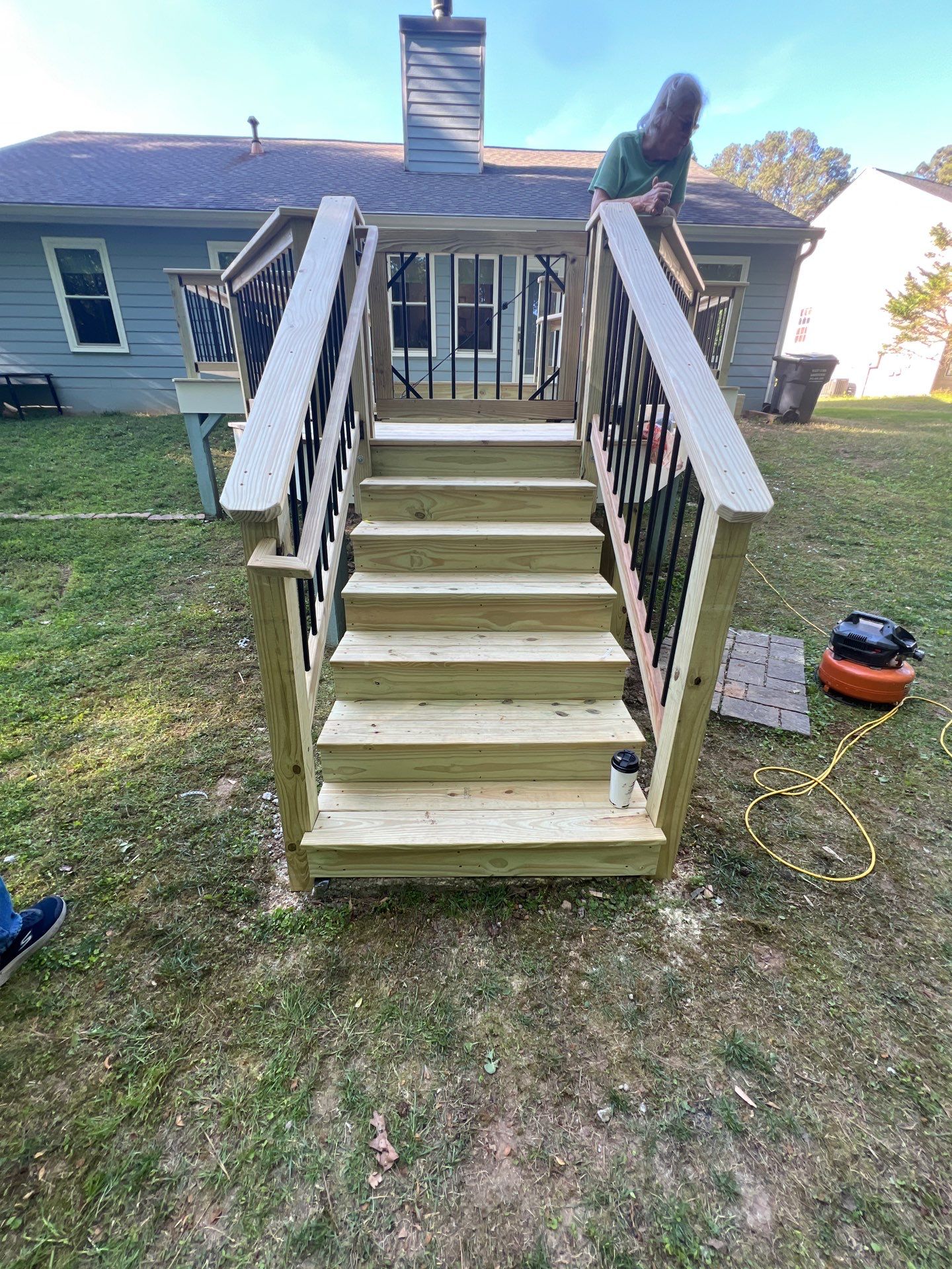 Marietta, GA Deck Resurface using Pressure Treated Pine by Nelson Exteriors 