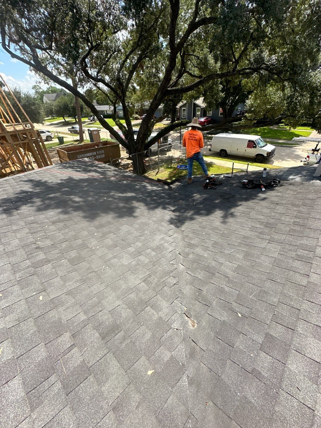 Residential Roofing Repair using Owen's Corning Duration (Lifetime) Shingles by Roof Repair Company