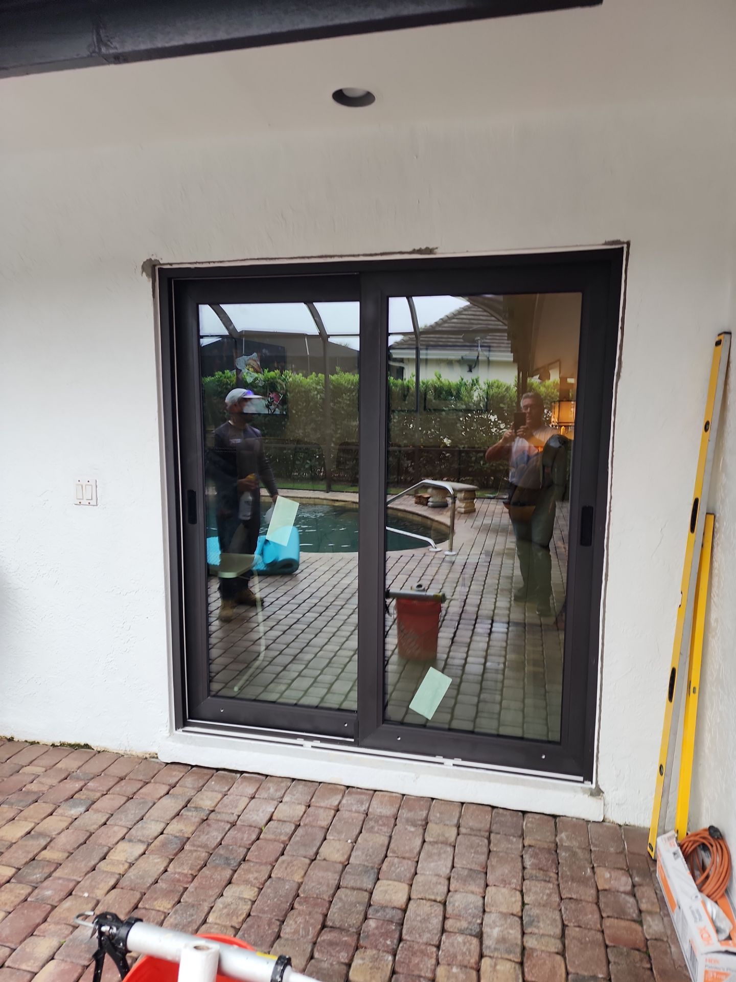 Window Installation using PGT Vinyl by Windows For Life 