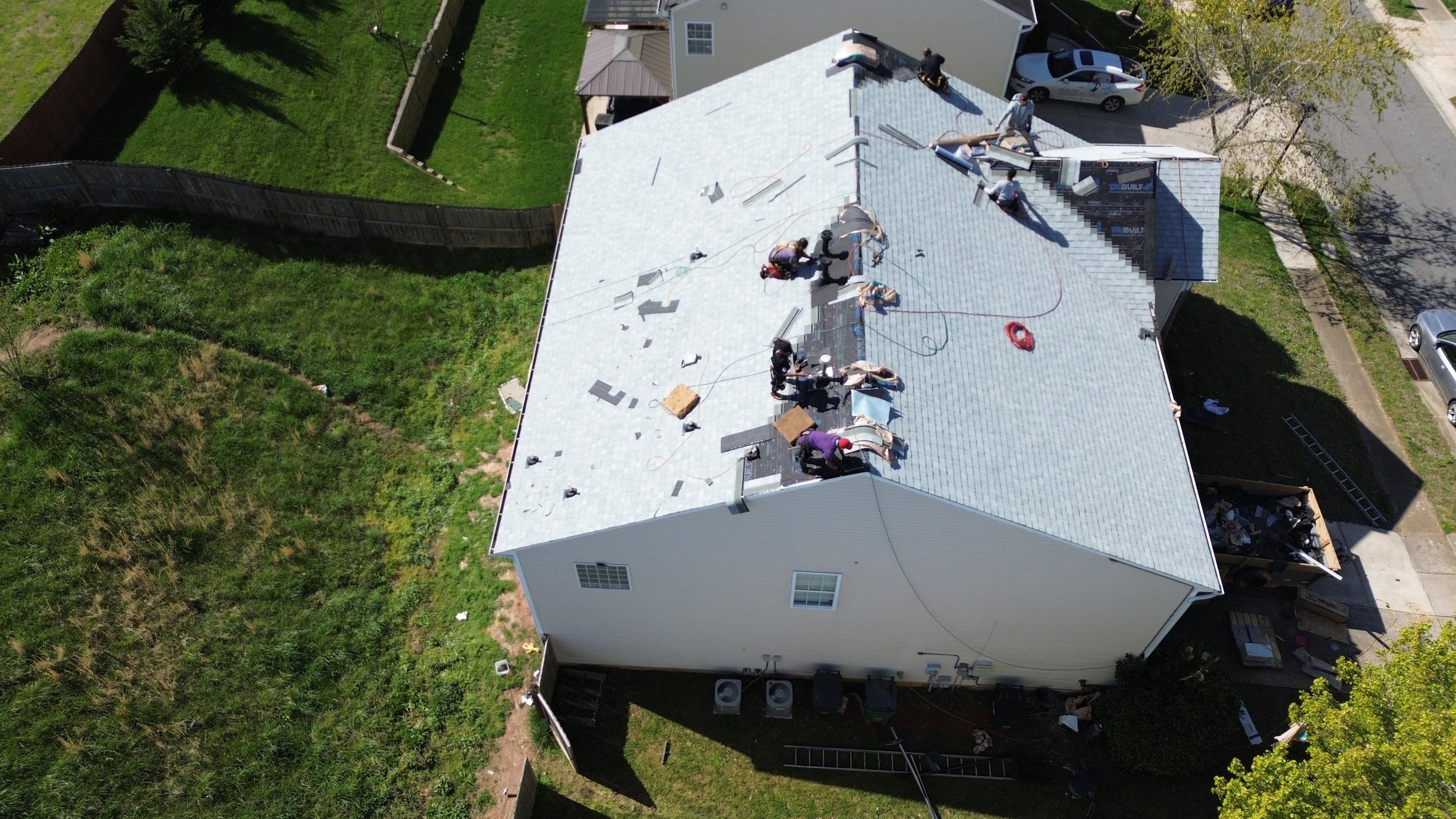 Roof replacement, solar panels instalation and garage repair by Just Brilliant Restoration JBR