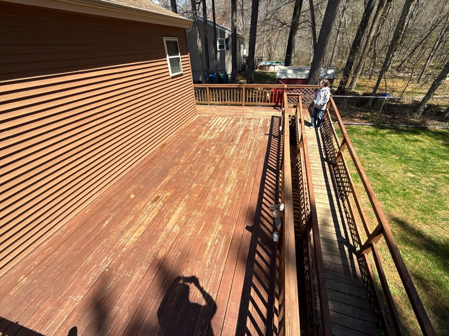 Custom Pressure-Treated Deck and Accessible Ramp Installation in York by Sensible Home Solutions