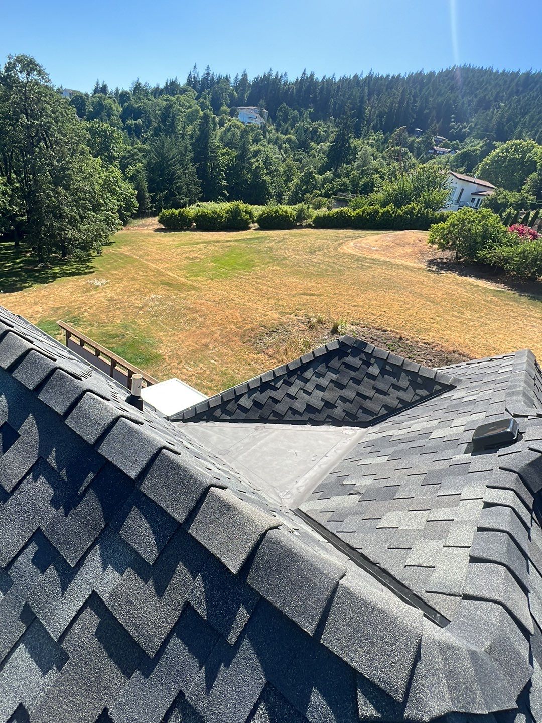 Residential Roofing Installation using Malarkey Windsor 50 Year Shingle (Color: Storm Grey) by Orezona Building & Roofing Company, Inc.