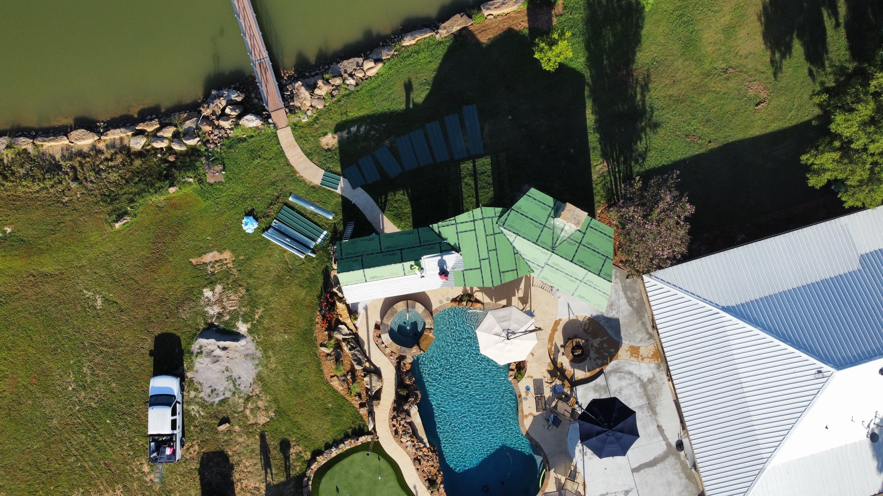 Roofing a Small Paradise by BANA Roofing and Solar Supply
