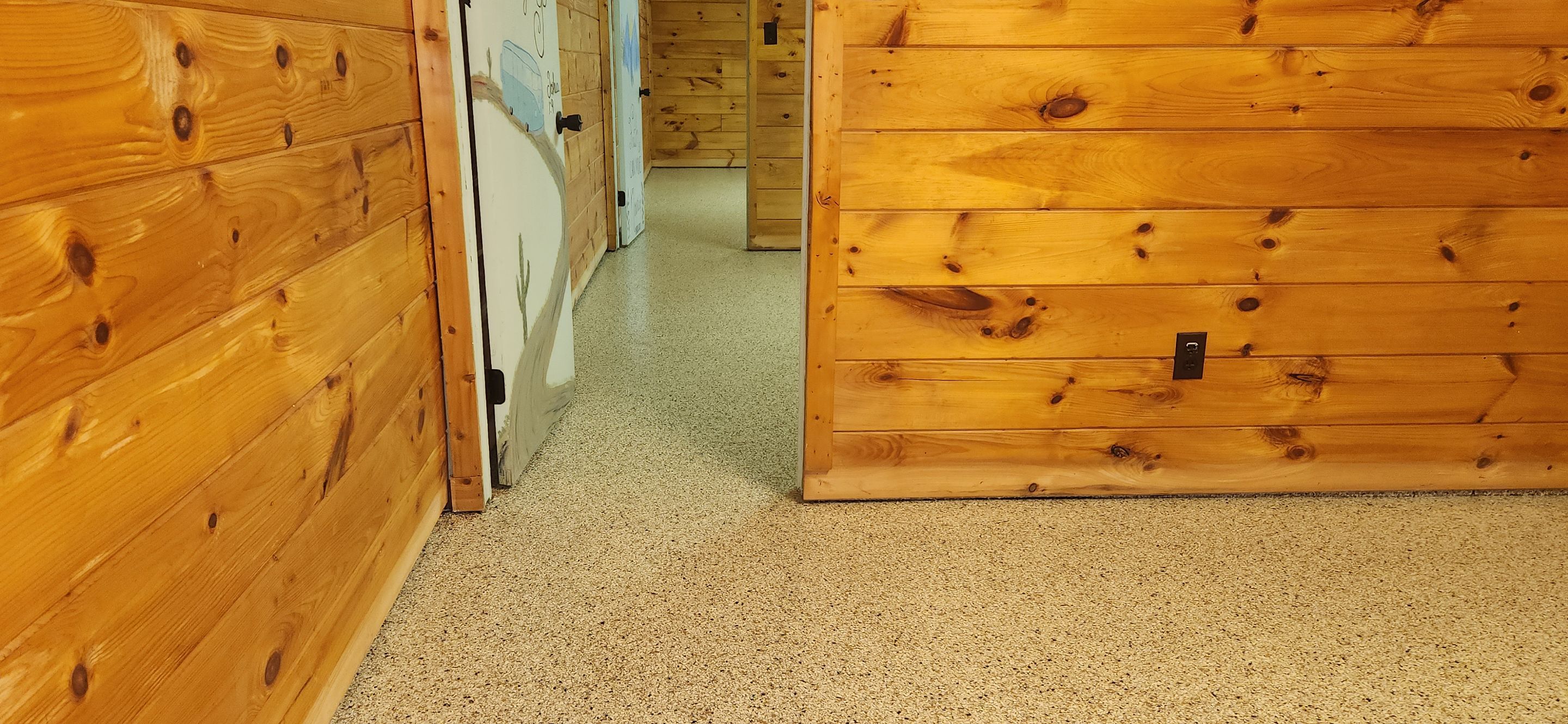Church classrooms using Desert by Elite Floor Solutions