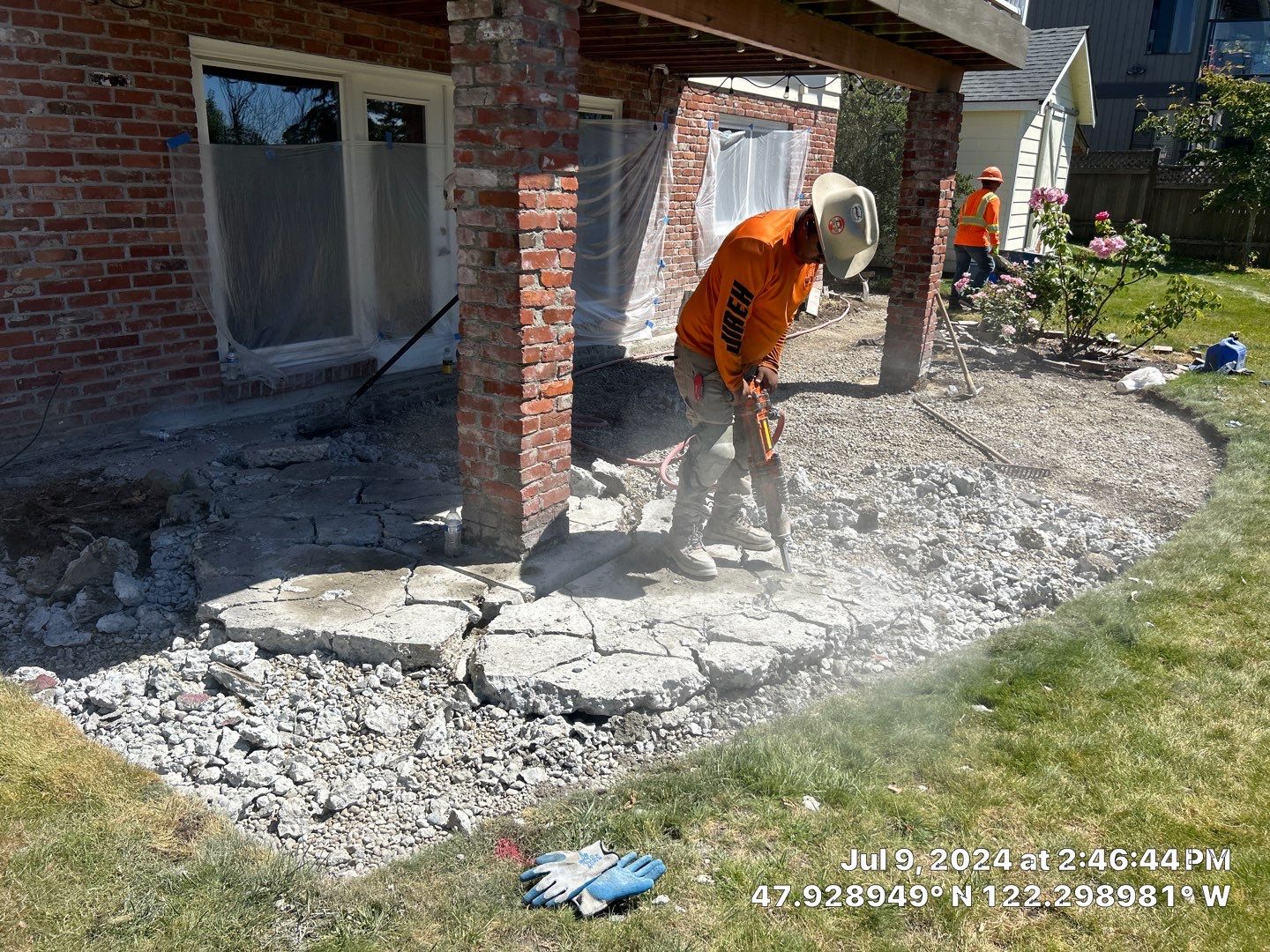 Susan | Concrete Patio by Jireh Asphalt & Concrete Inc 