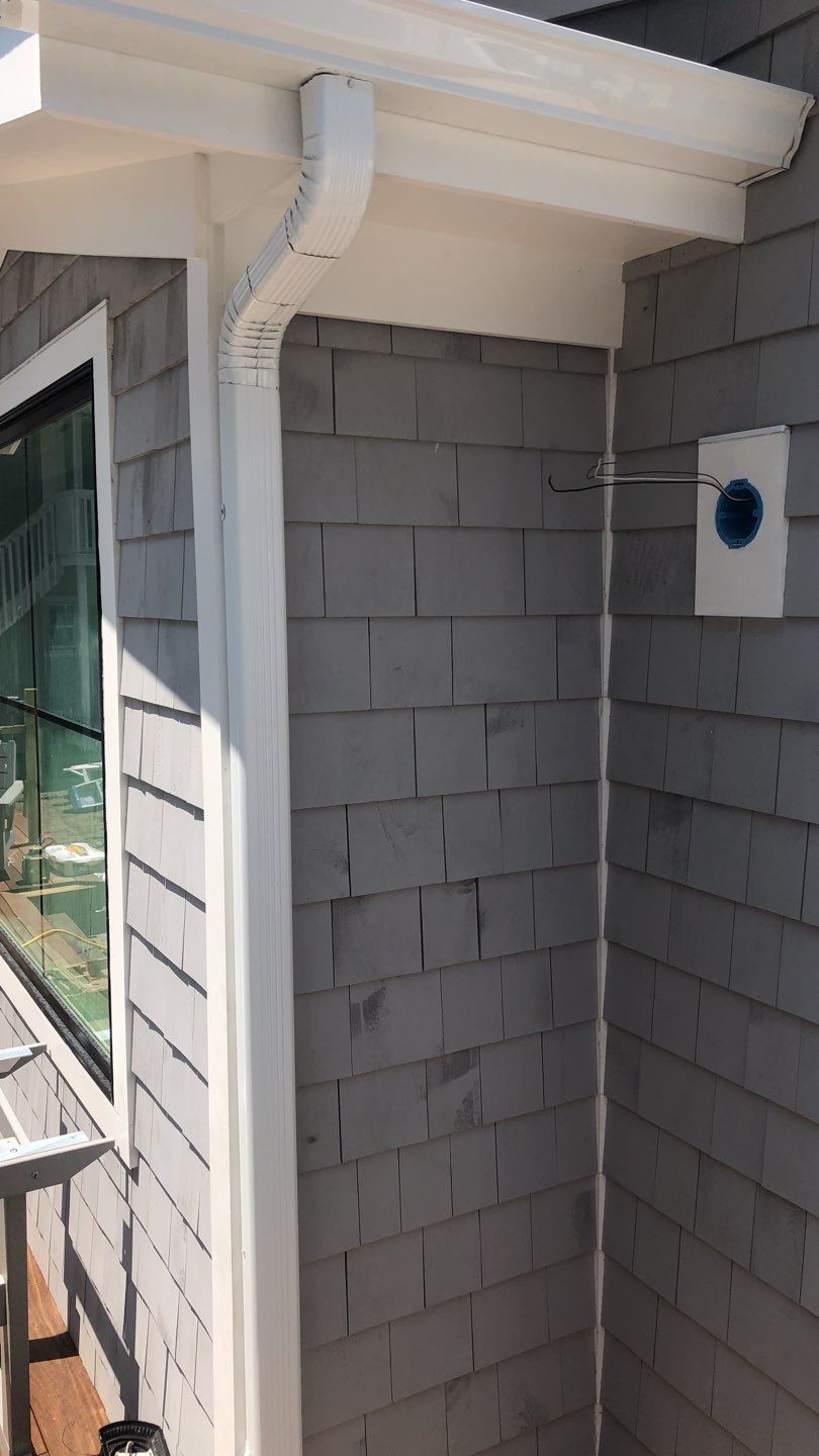 Newport, RI Gutter Installation using 5" K-Style Aluminum Gutter by Gutter Pro Enterprises