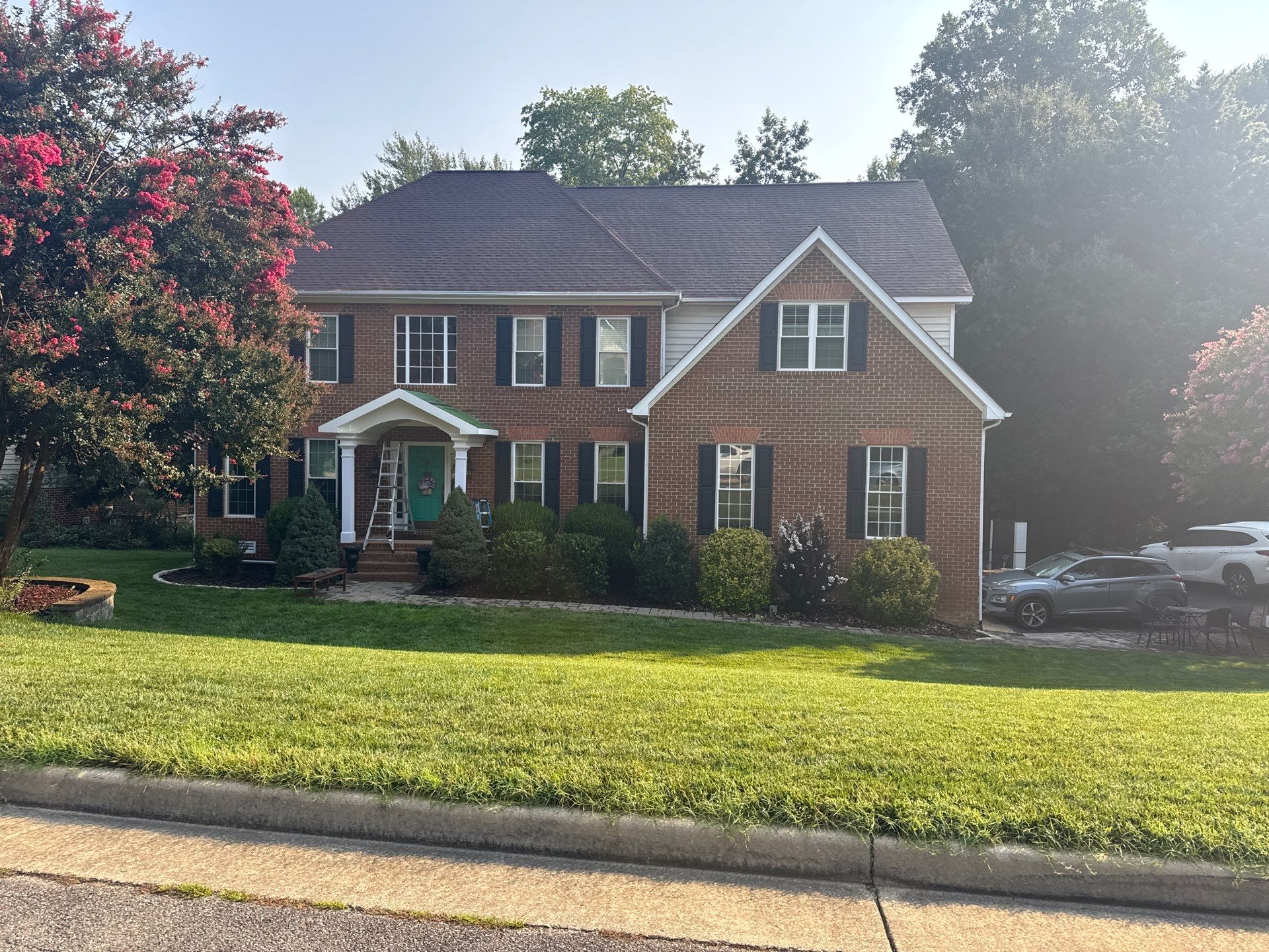Standing Seam Metal Porch Roof Installation in Mechanicsville, VA by Cade Construction