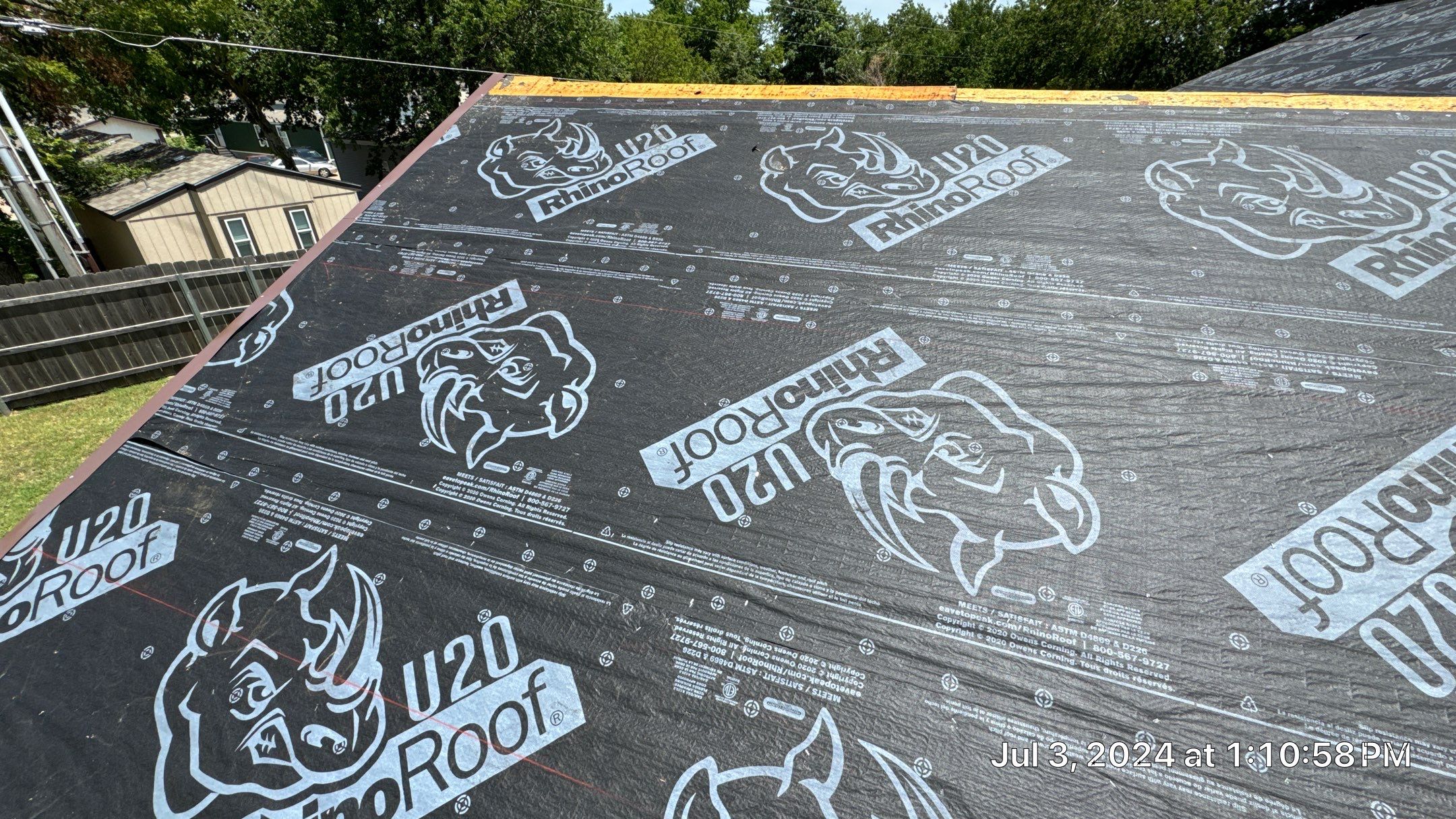 Roof Installation using Certainteed Landmark by Castillo Roofing