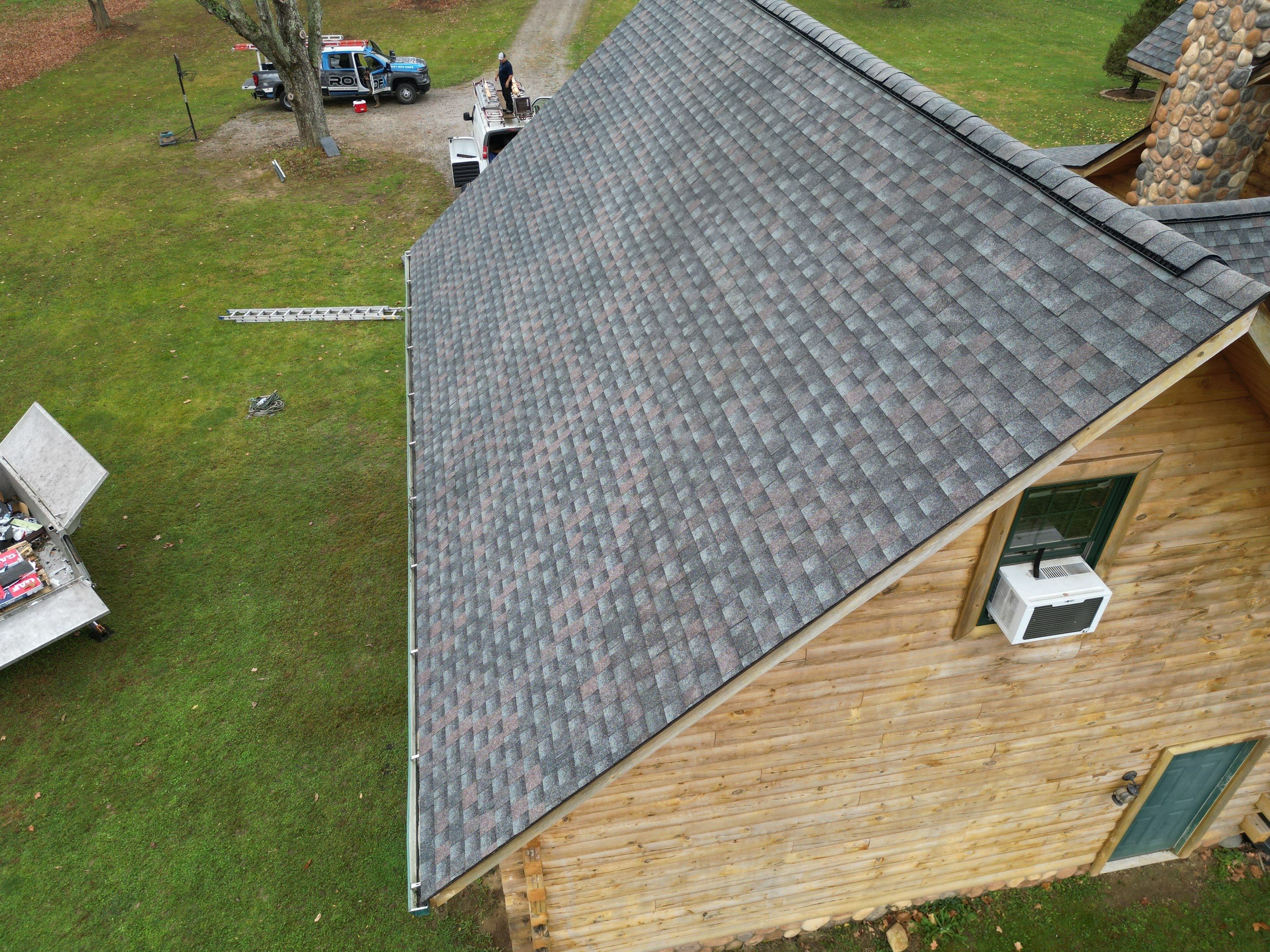 Residential Roofing Installation using Timberline HDZ Shingles - Williamsburg Slate by RoofX 