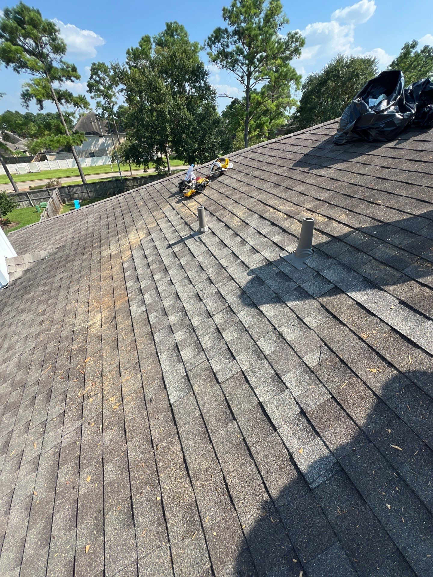 Hail Damage using Owen's Corning Duration (Lifetime) Shingles by Roof Repair Company