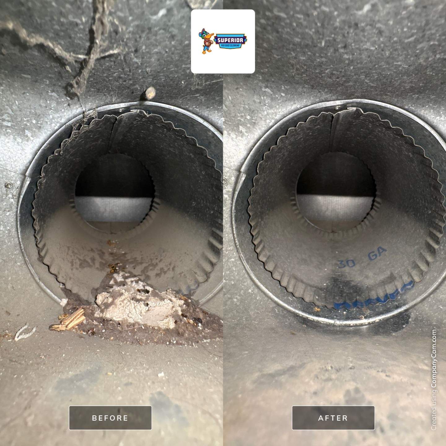 Air Duct Cleaning With a Vacuum Truck in Boardman, OH by Superior Air Duct Cleaning