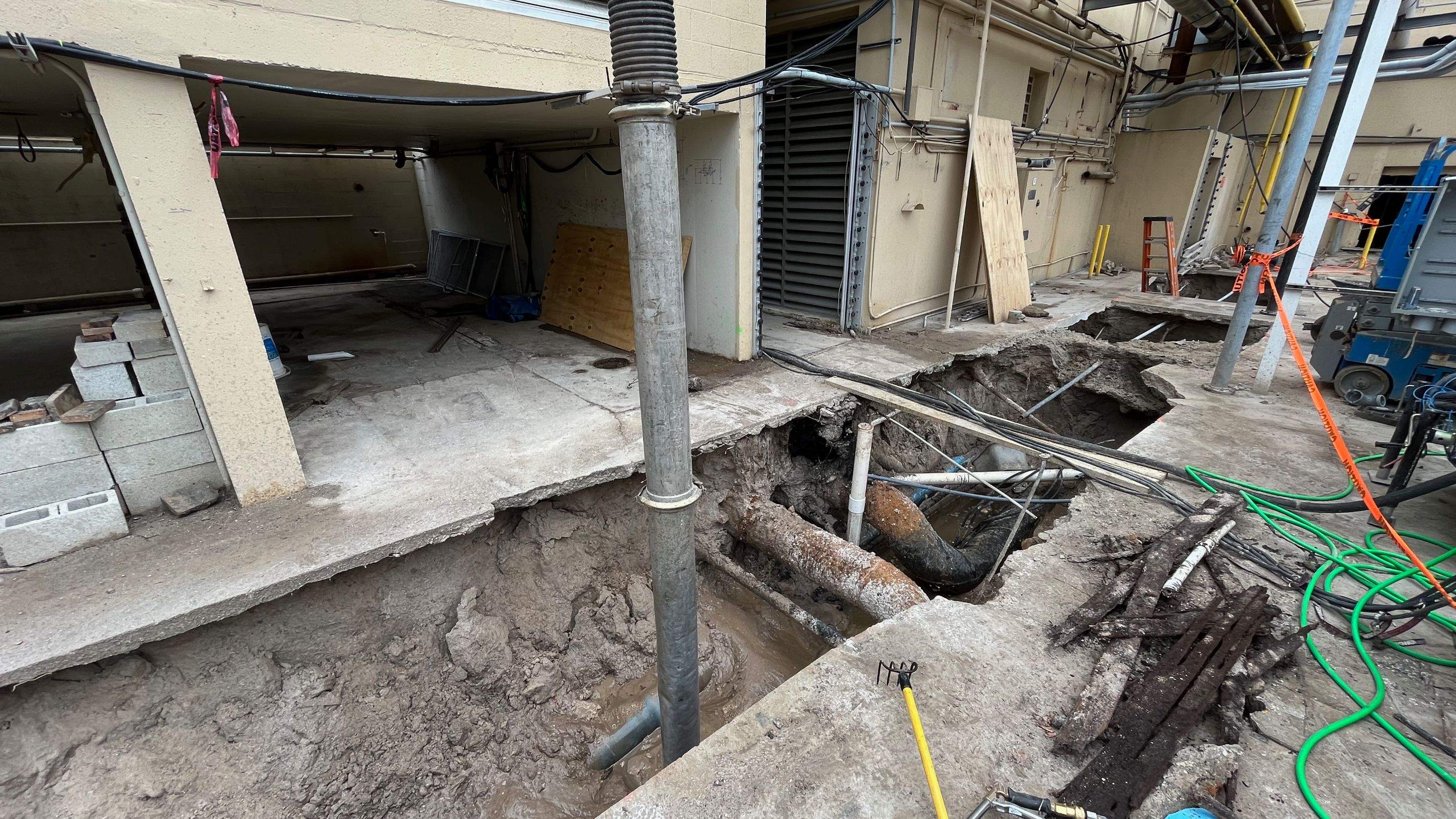 Ritz-Carlton NW Service Area Daylighting by Don Mar, Inc. Storm Water Solutions