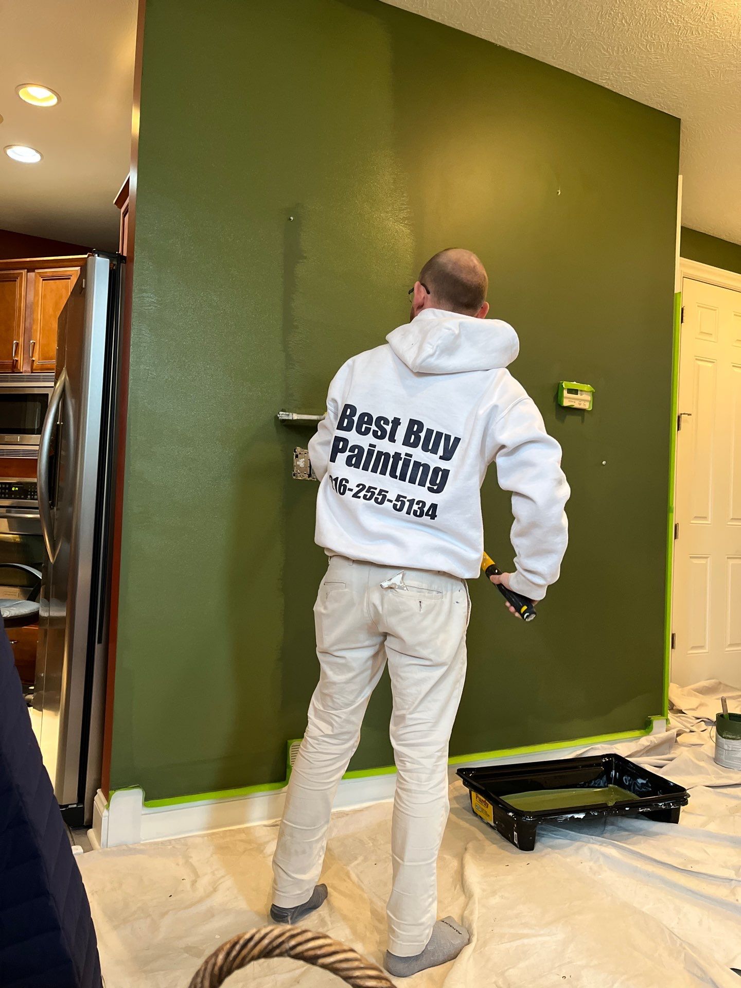 Orange Town Home by Best Buy Painting 