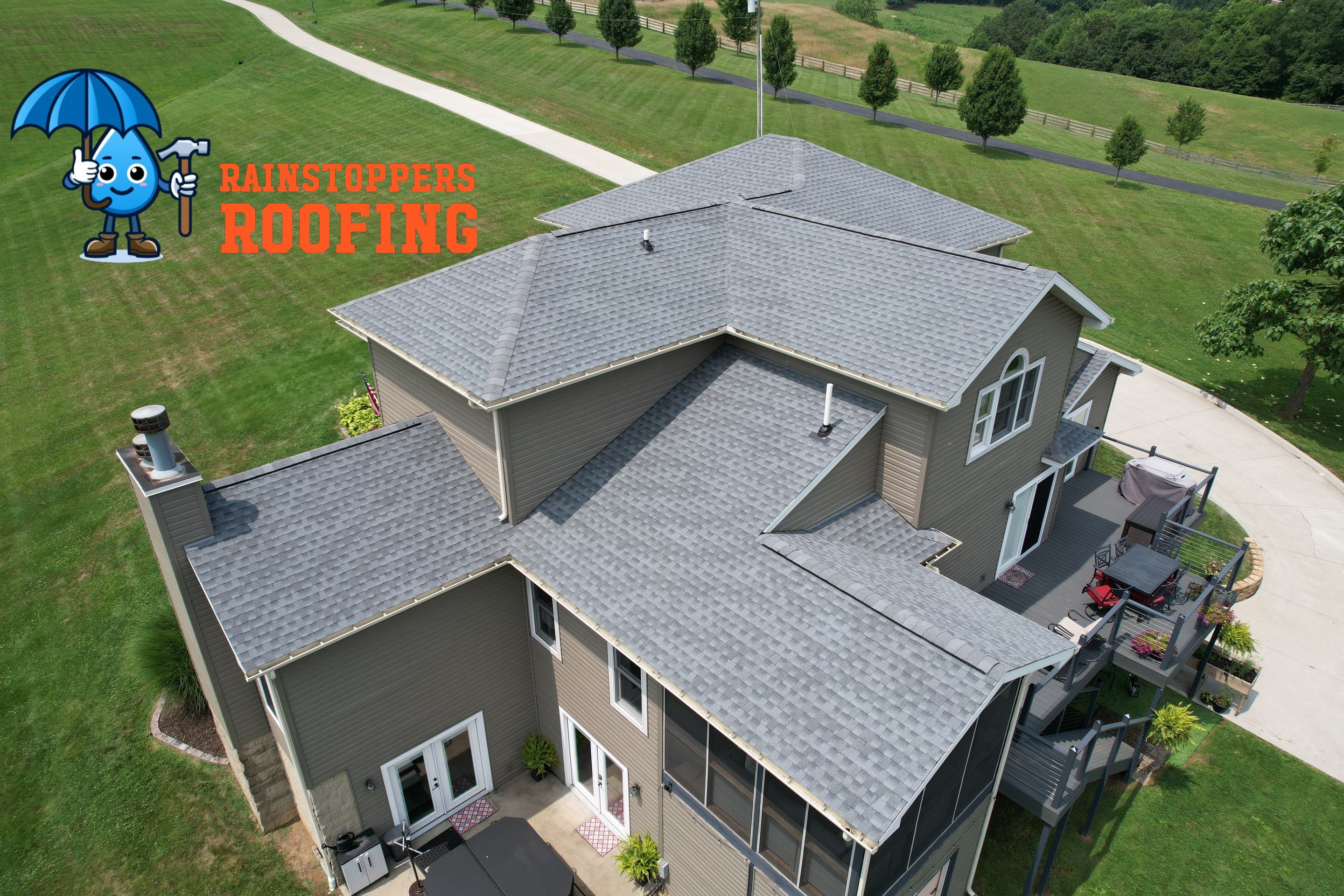 Residential Roofing Installation using GAF Timberline HDZ by Rainstoppers Roofing