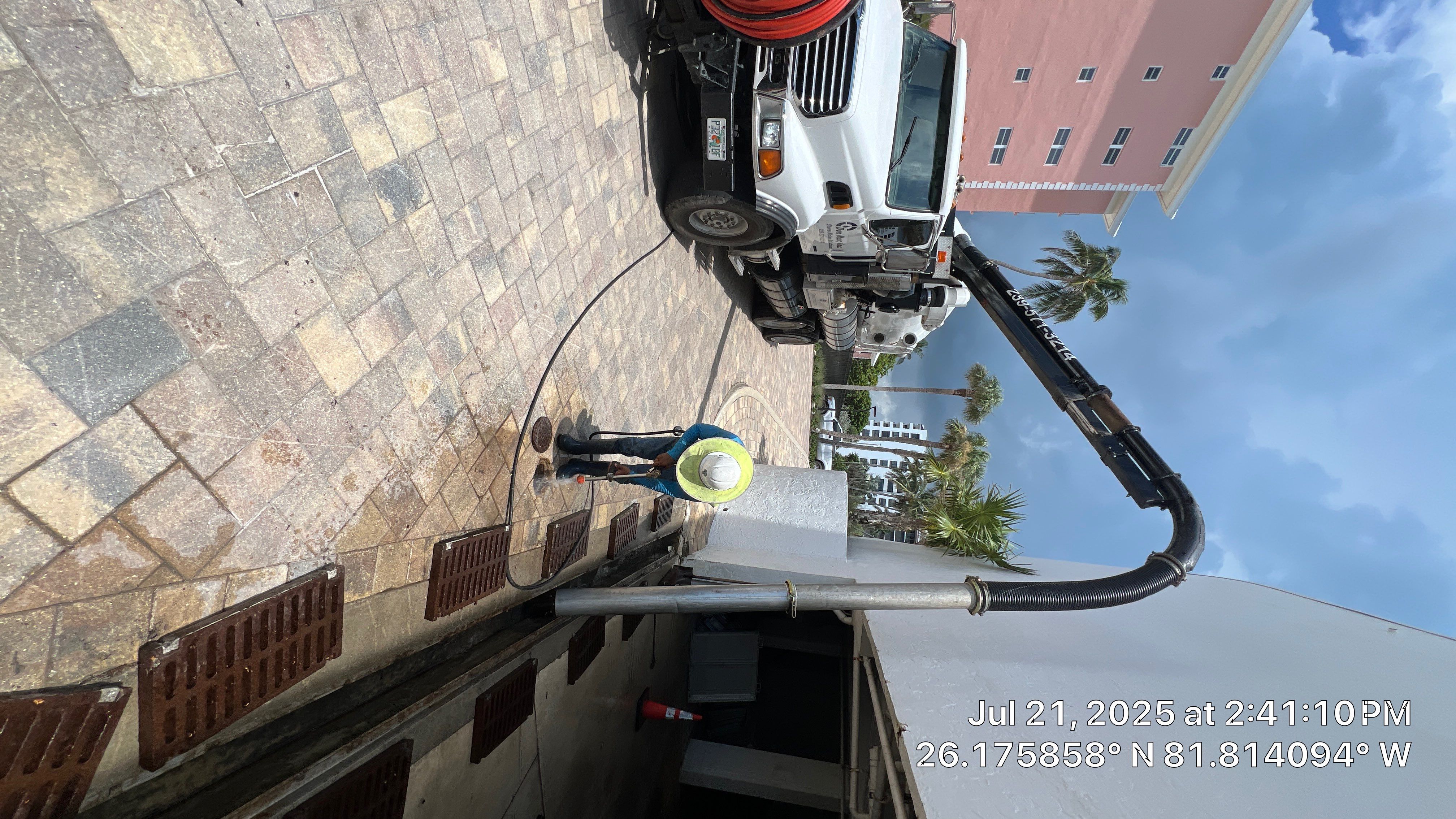 Naples Condo Complex Stormwater System Maintenance and Hurricane Cleanup by APS Power & Water
