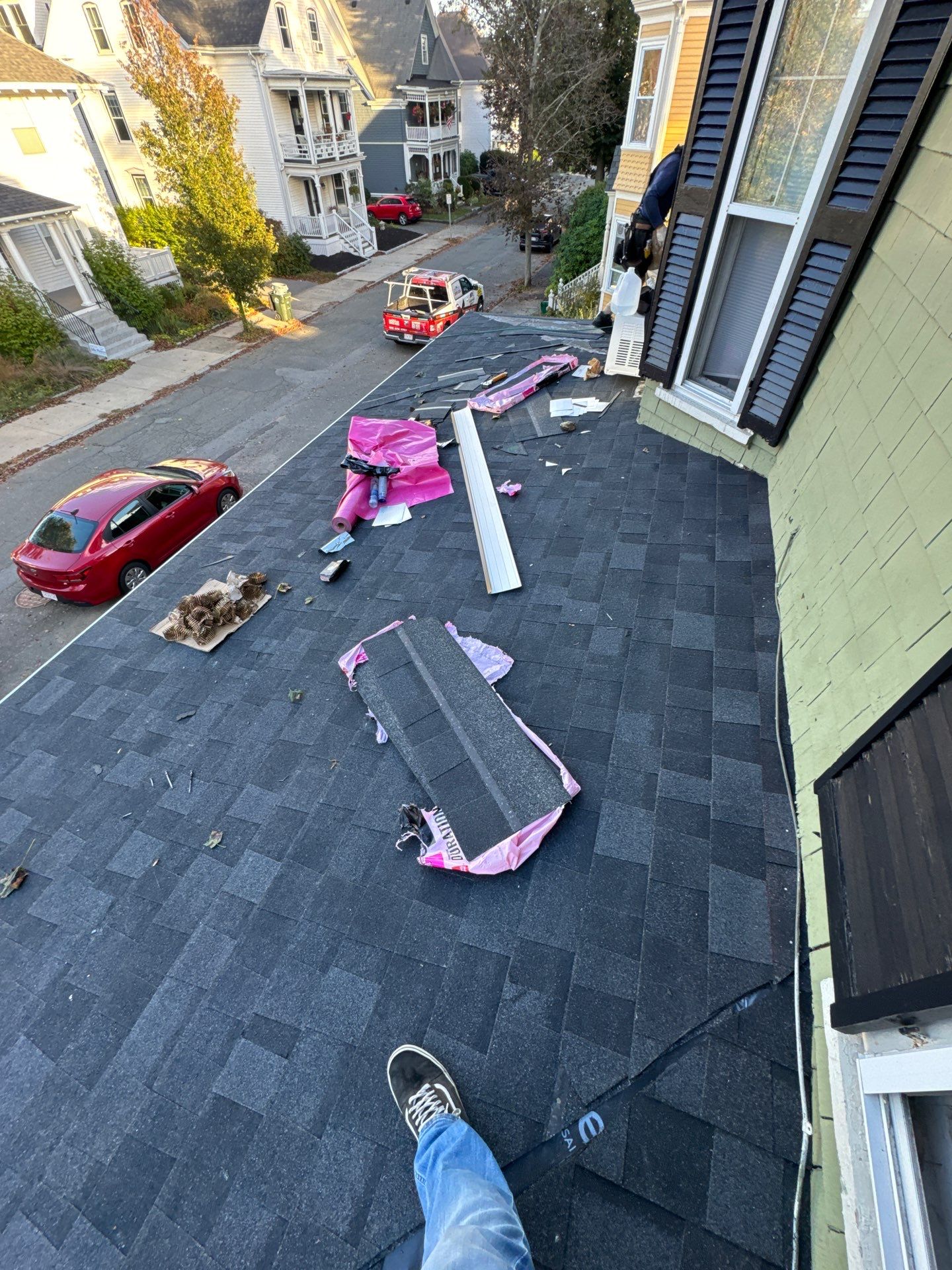 Full Asphalt Shingle Roof Replacement & EPDM Roof Inspection by Mighty Dog Roofing of Greater Middlesex County