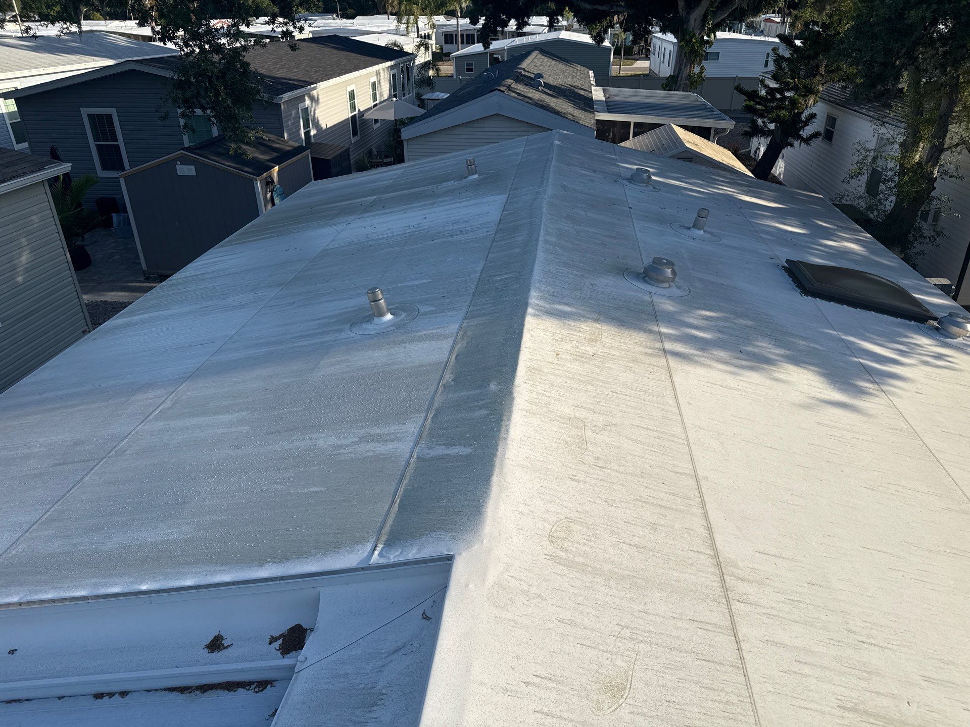 TPO Membrane & Metal Roof Cleaning in Fisherman’s Cove RV Park, Terra Ceia, FL | Sunshine AquaWash by Sunshine AquaWash