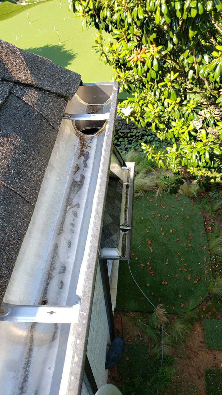 House Wash using cleaner by Power Wash Masters LLC