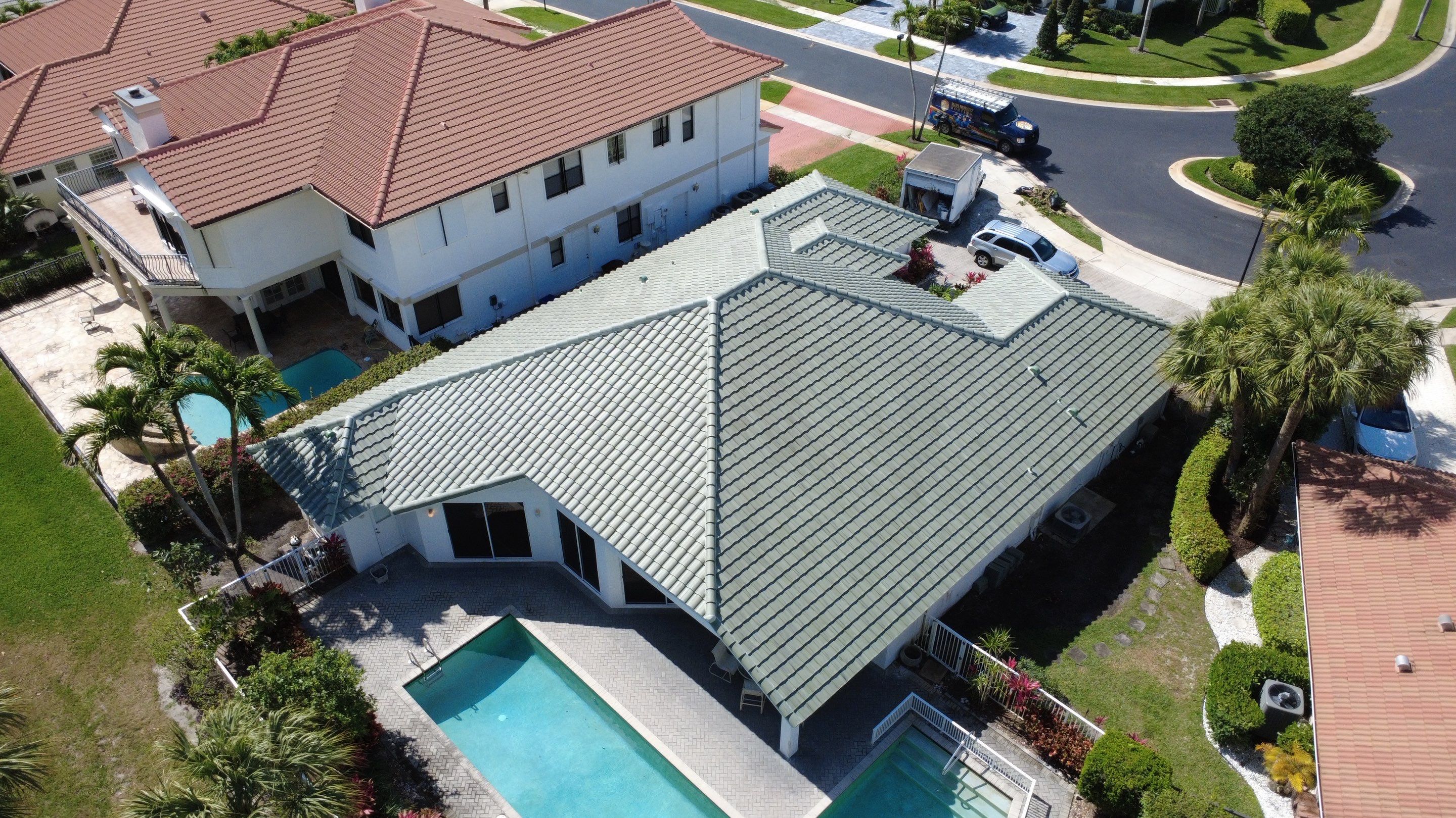 Residential Roofing Installation using Eagle Roofing Tile by BLUES BROTHERS ROOFING