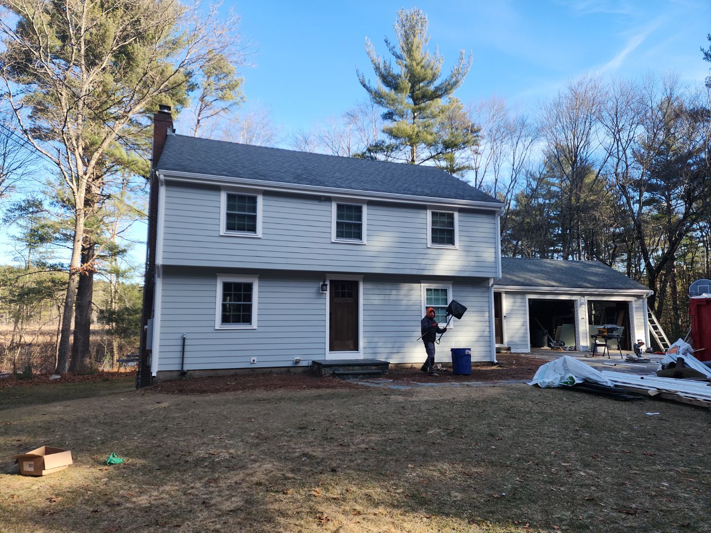 Exterior remodeling in Carlsile, MA by UBrothers Construction