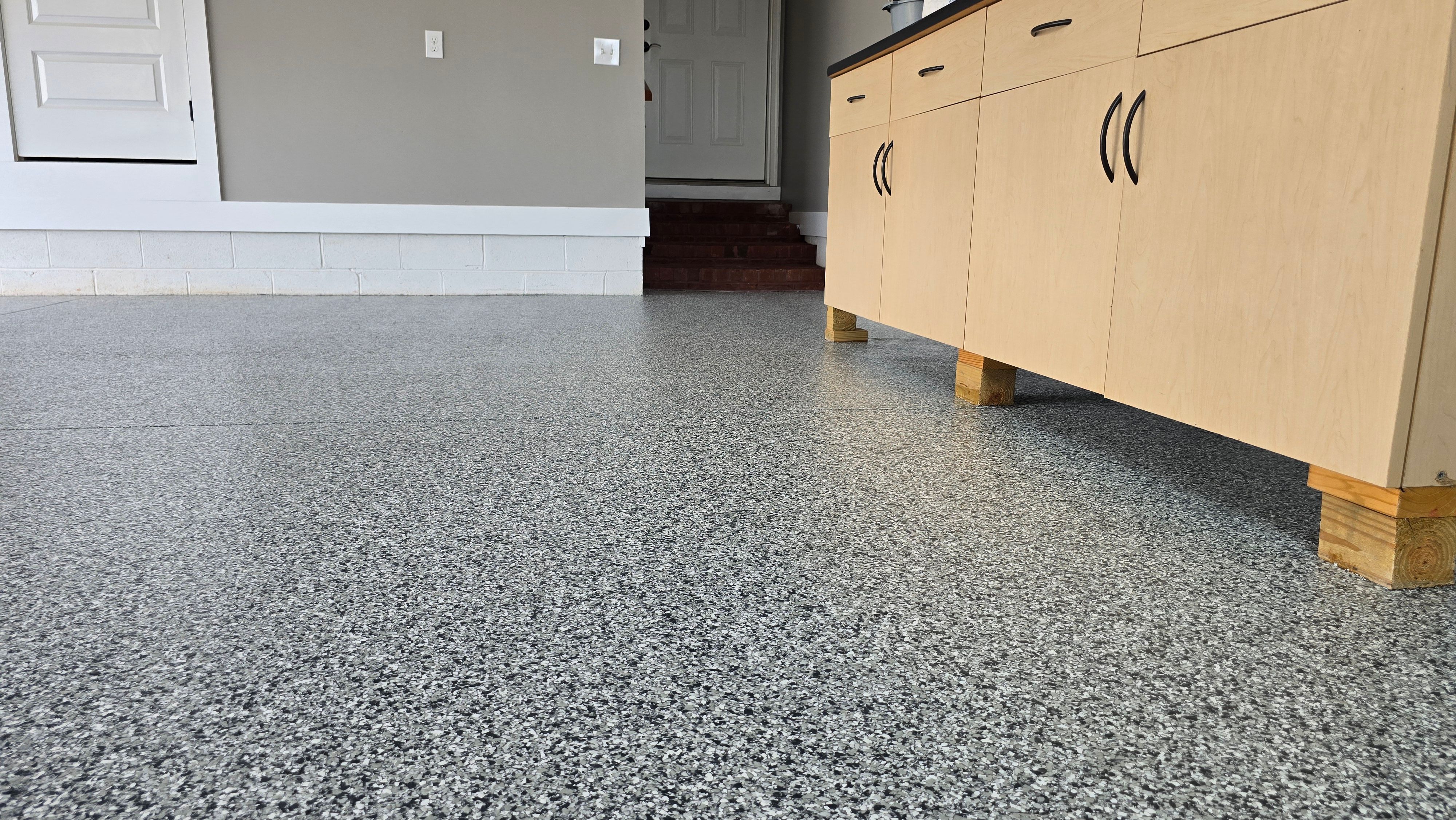 Garage Using Gravel by Elite Floor Solutions