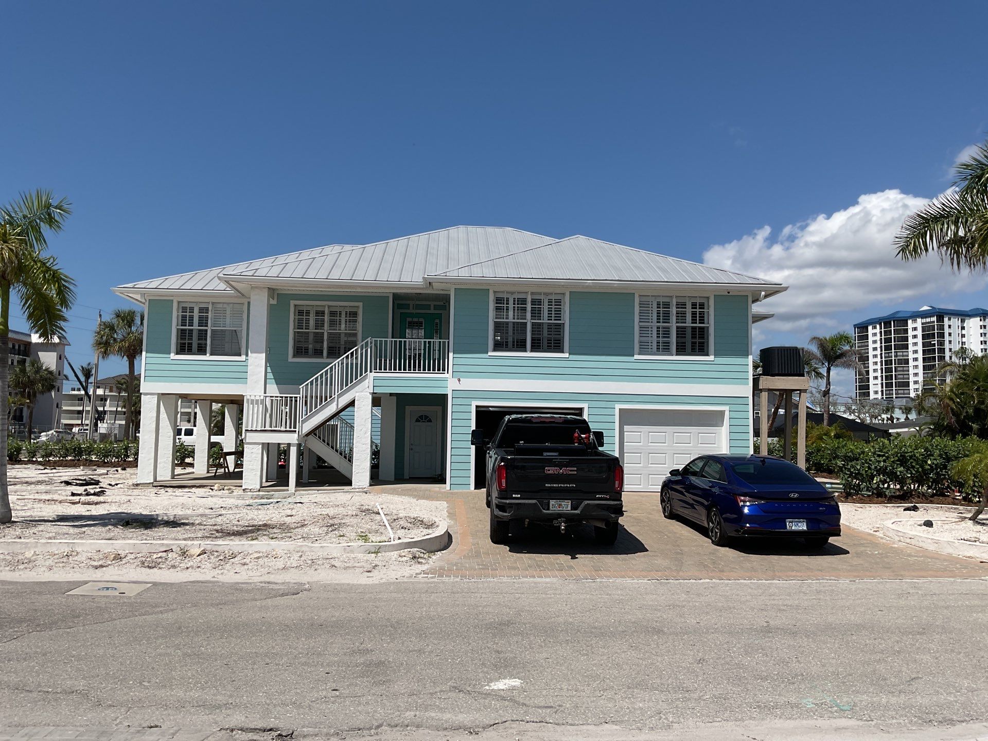 Downspout Installation for Two-Story Homes in Fort Myers FL by Gutter Professors