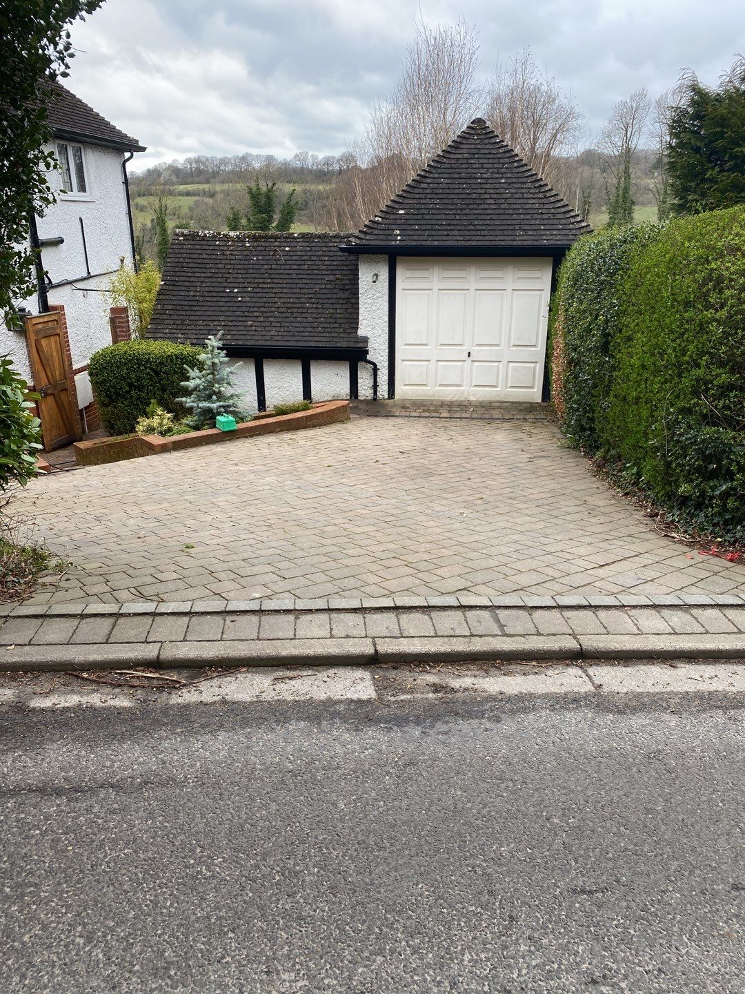Driveway And Patio Clean using honda 21 ltr/min by Ges Exterior Cleaning ltd