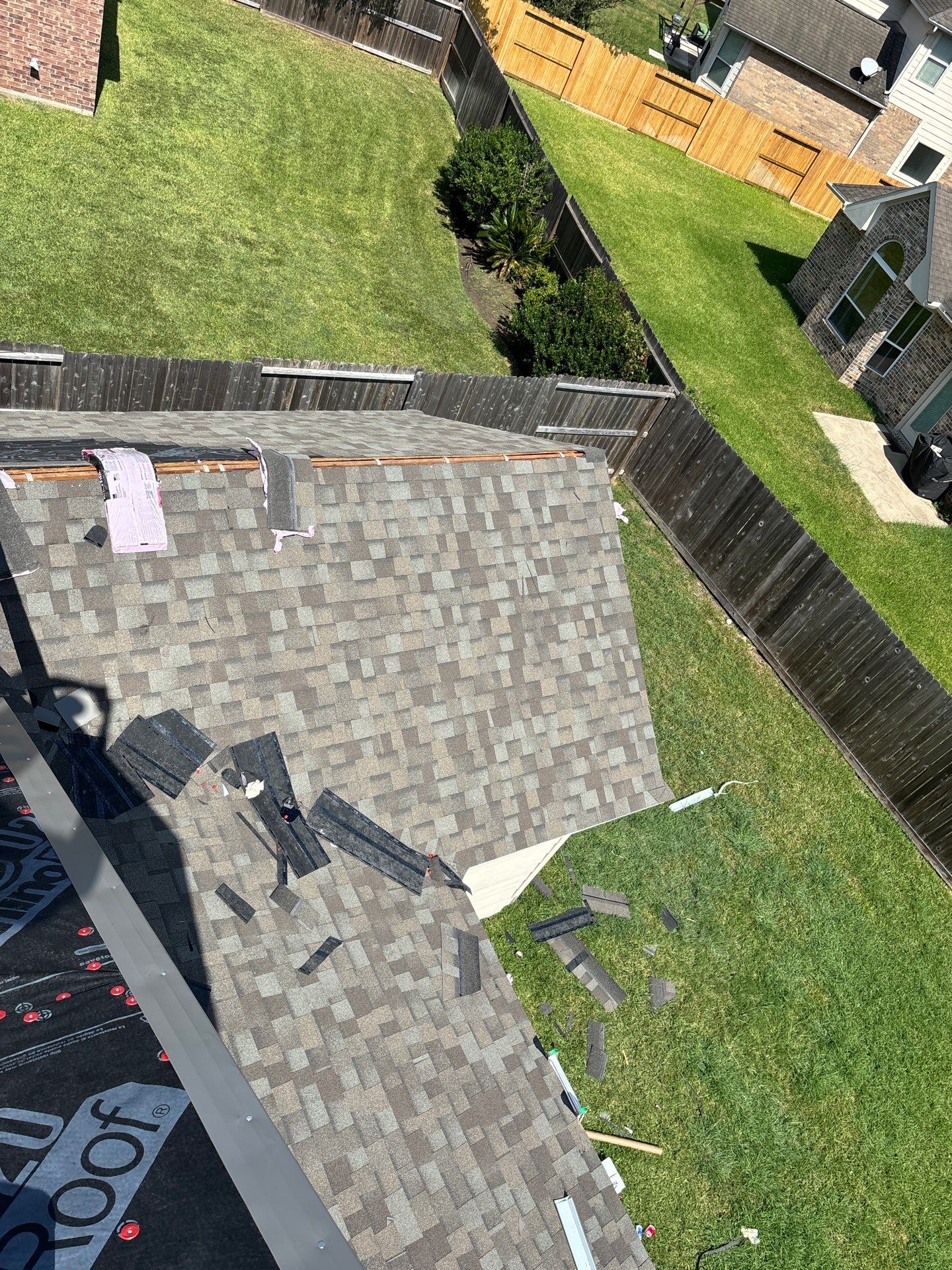 Residential Roofing Installation using Owen's Corning Duration (Lifetime) Shingles by Roof Repair Company