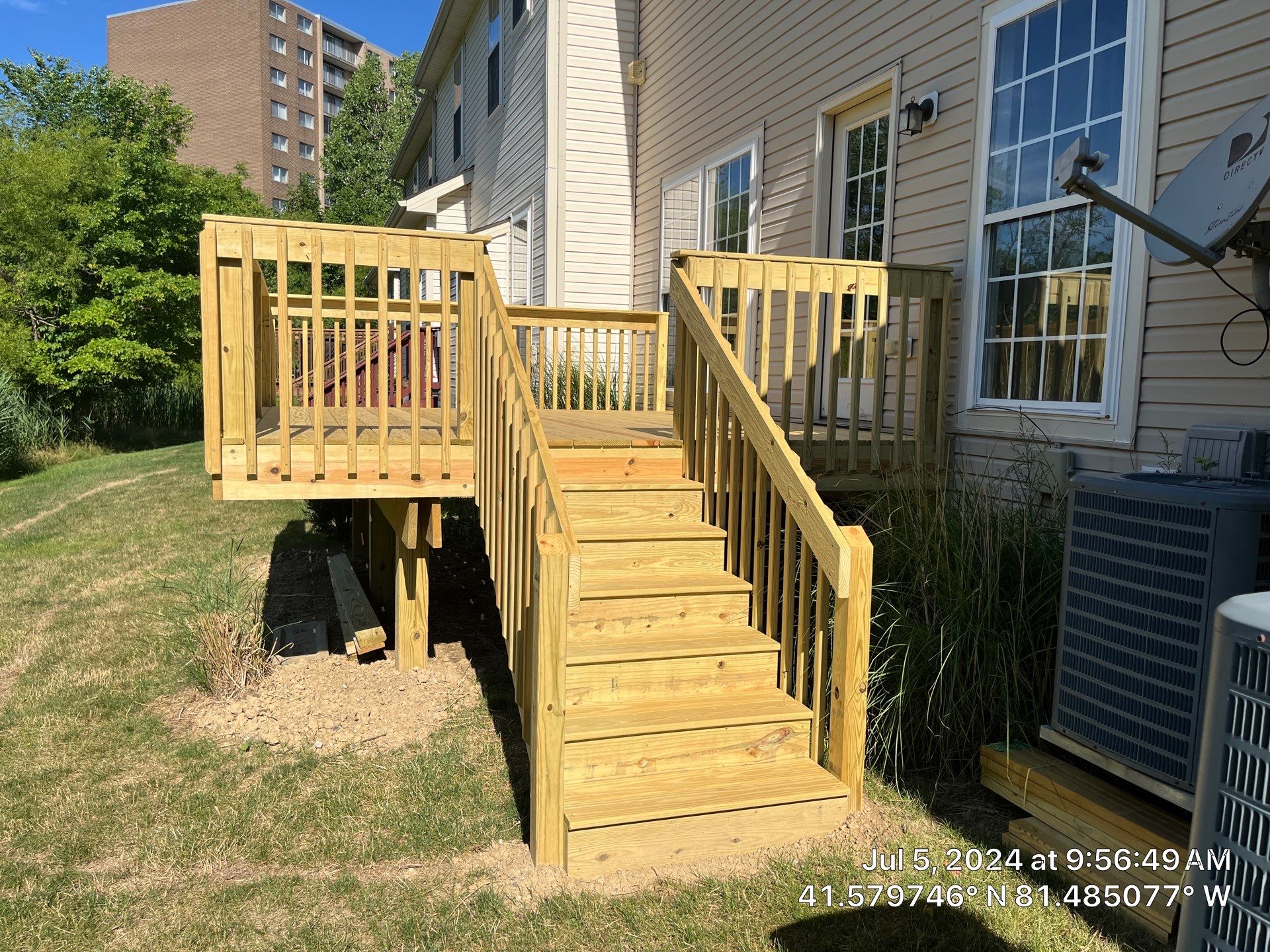 All Wood Deck by Hilltop Drafting & Design LLC